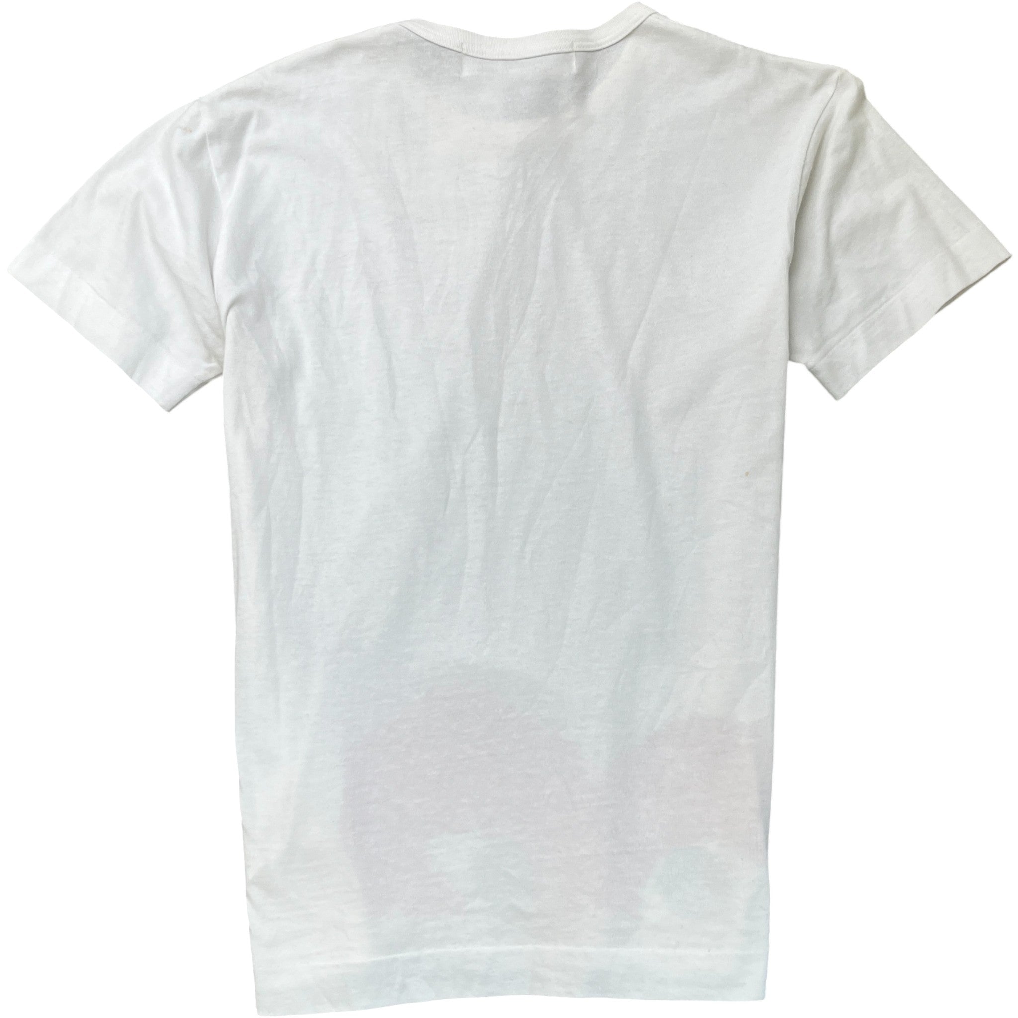 Men's Half Heart Logo T-Shirt White Size M