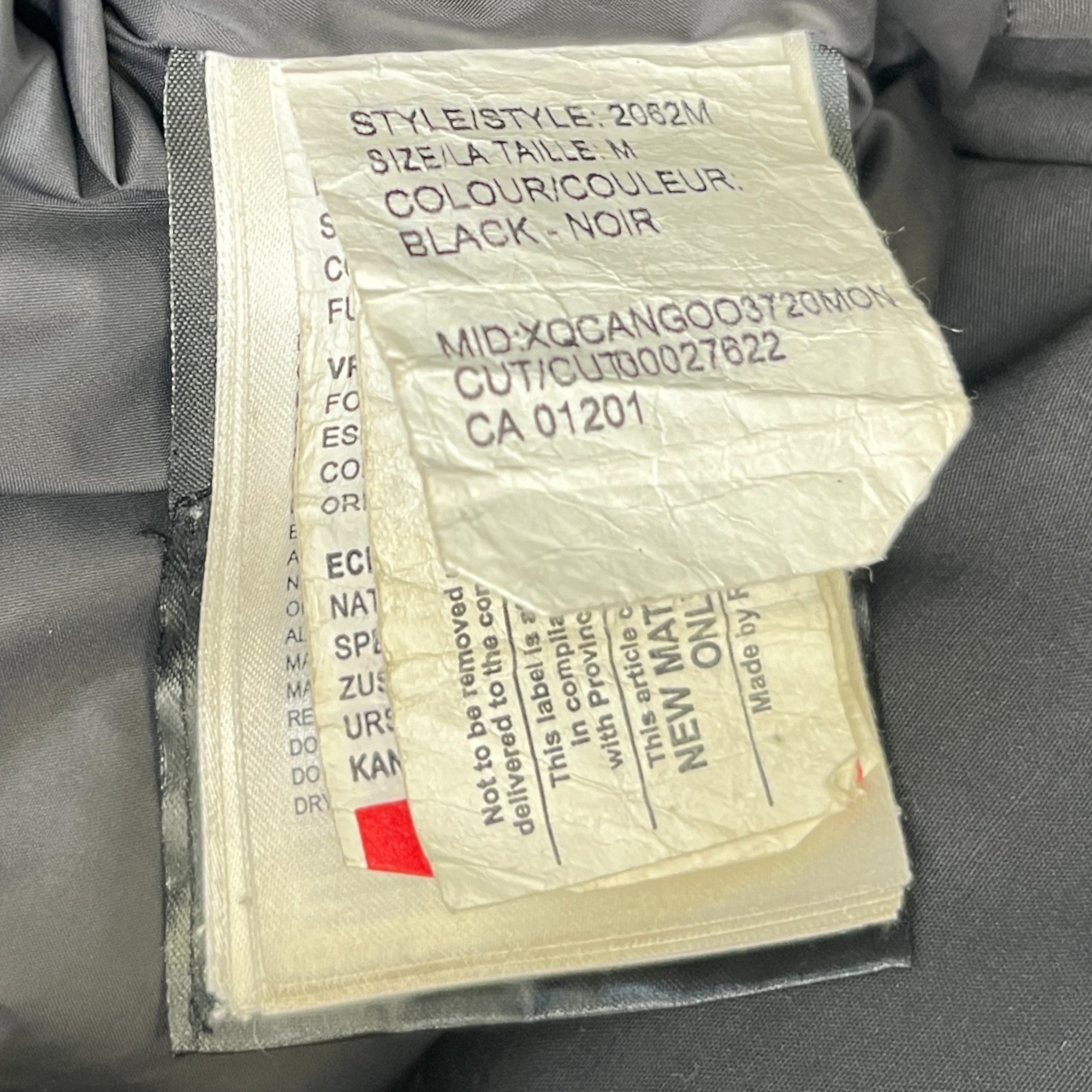 Men's Langford Down Jacket Black Size M