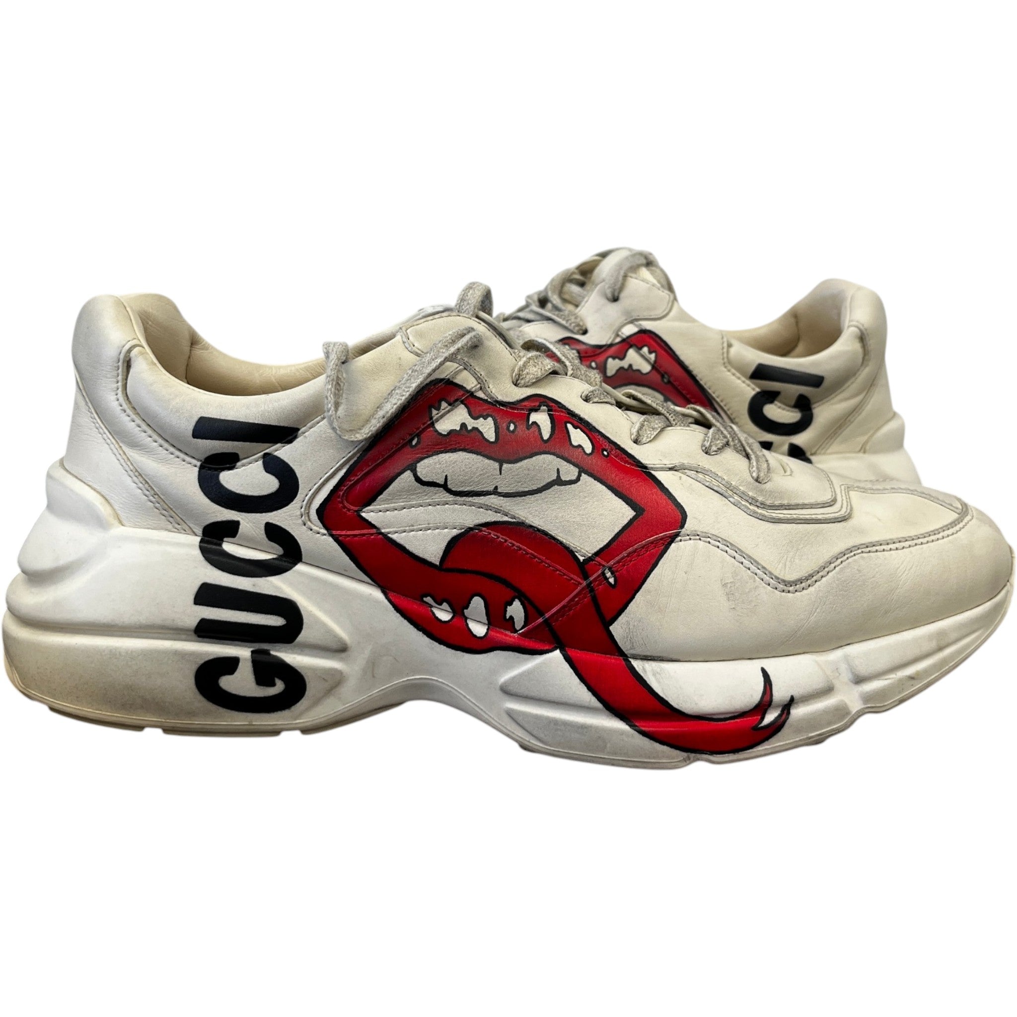 Men's Rhyton Mouth Low Trainers Cream Size EU 45 / UK 11