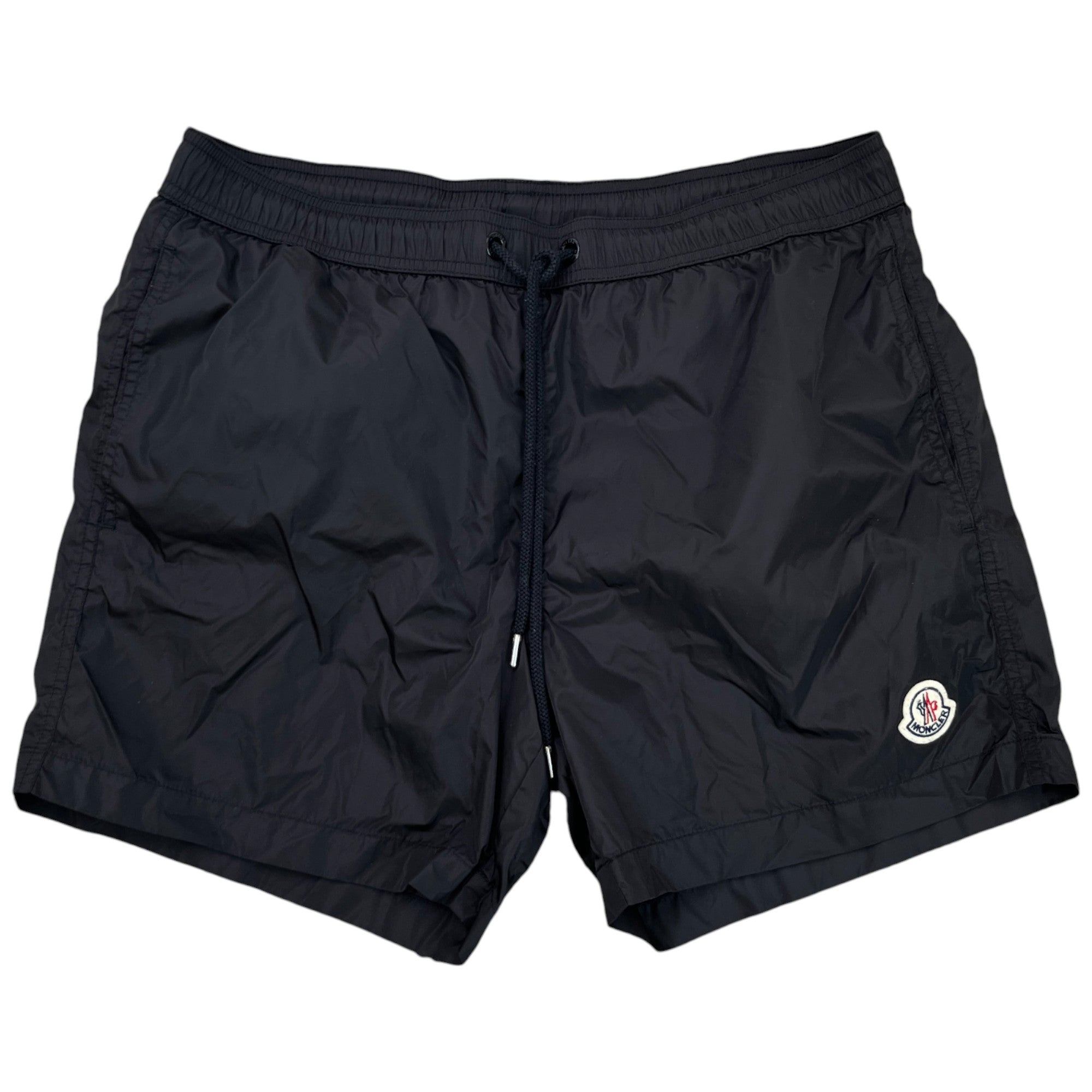 Men's Embroidered Logo Swim Shorts Black Size M