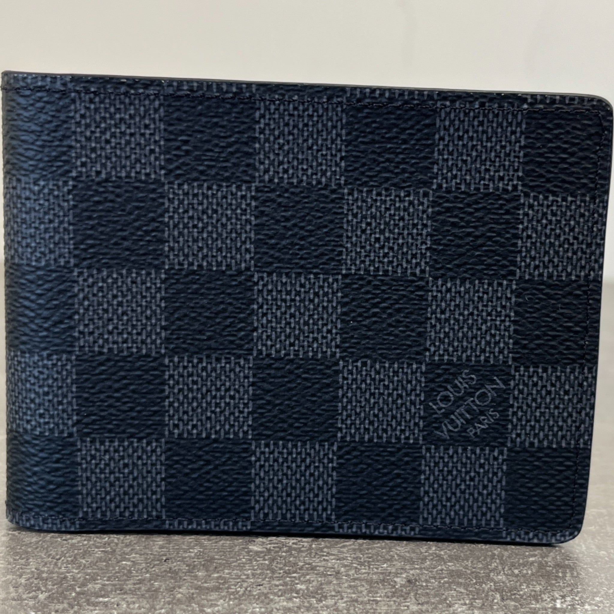 Men's Damier Graphite Slender Wallet Beige