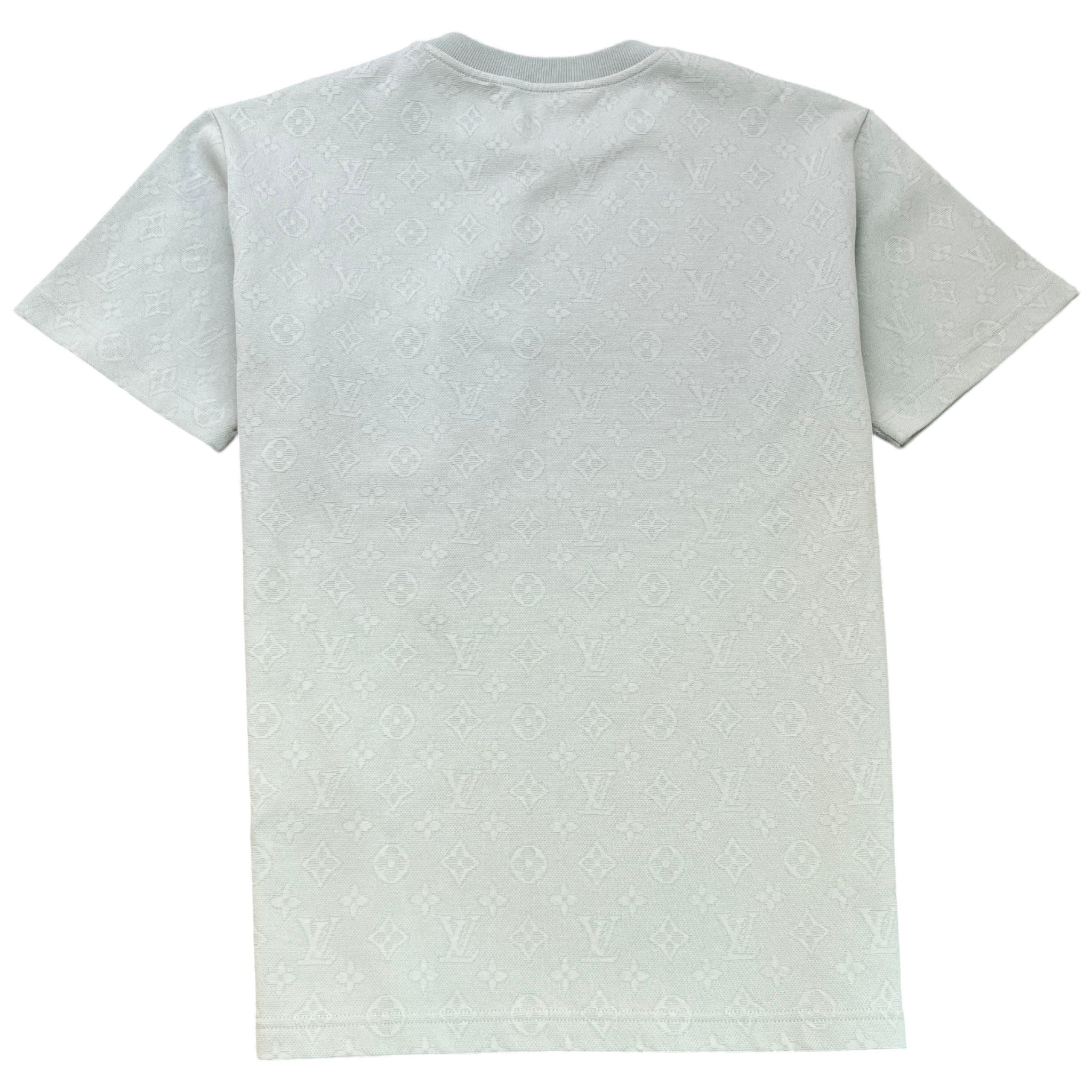 Men's Monogram 3D Pocket T-Shirt Blue Size M