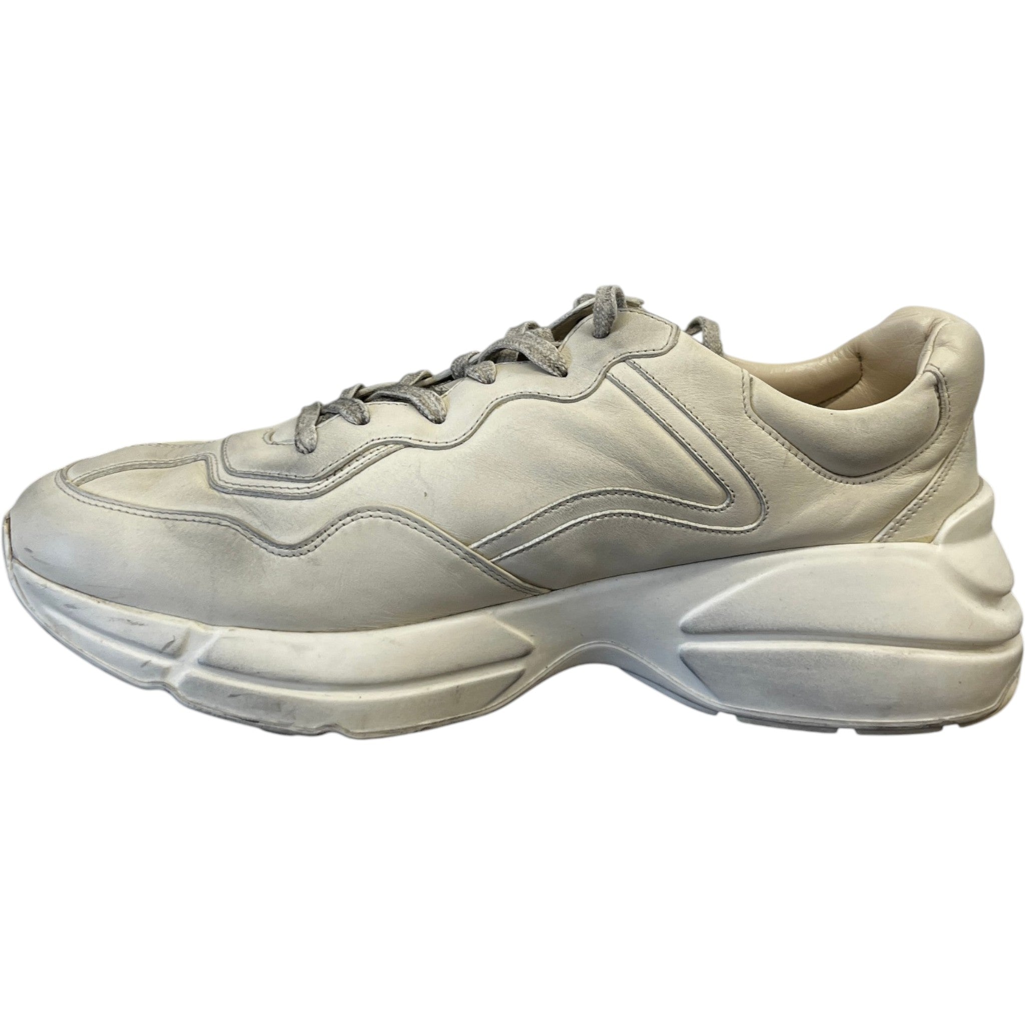 Men's Rhyton Mouth Low Trainers Cream Size EU 45 / UK 11