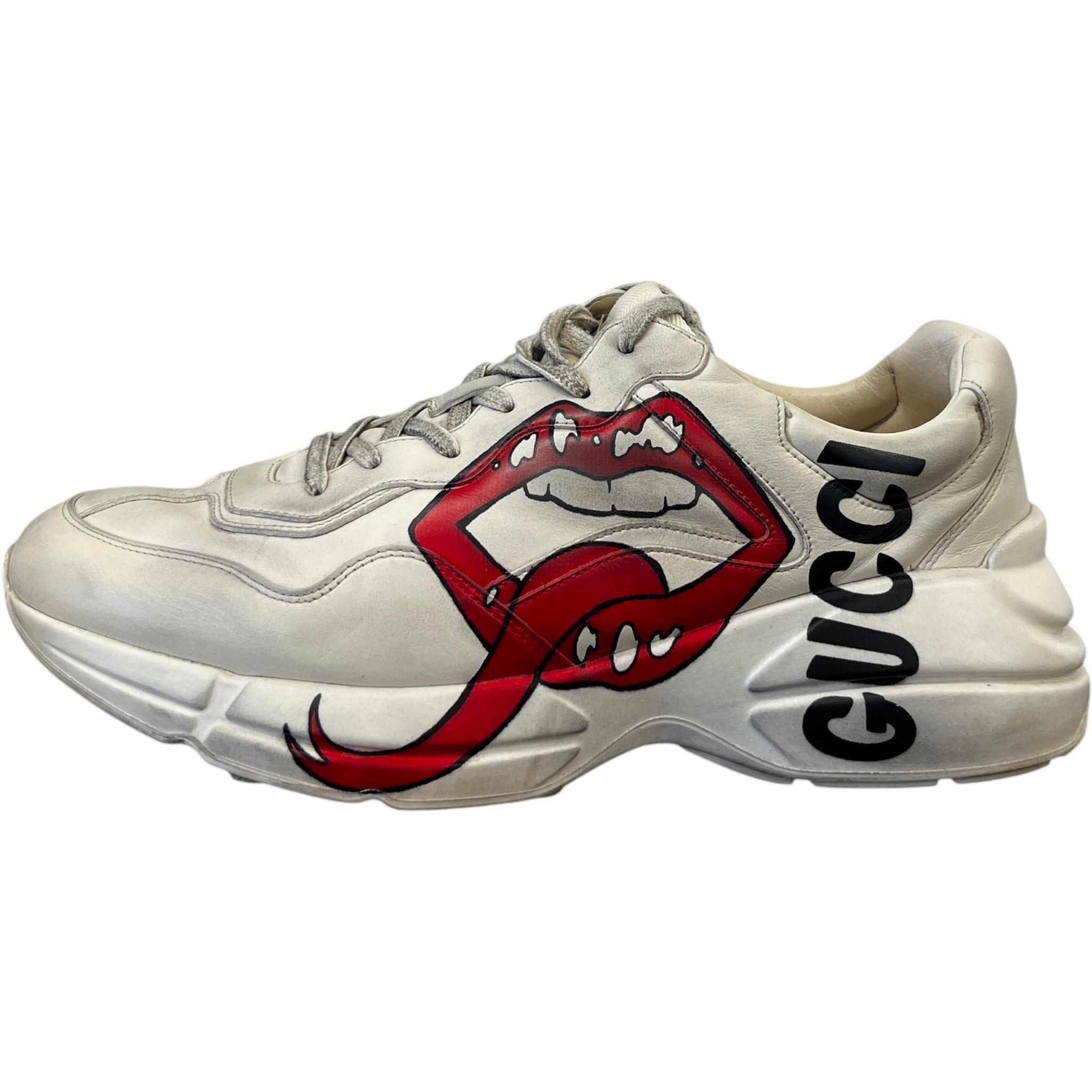Men's Rhyton Mouth Low Trainers Cream Size EU 45 / UK 11