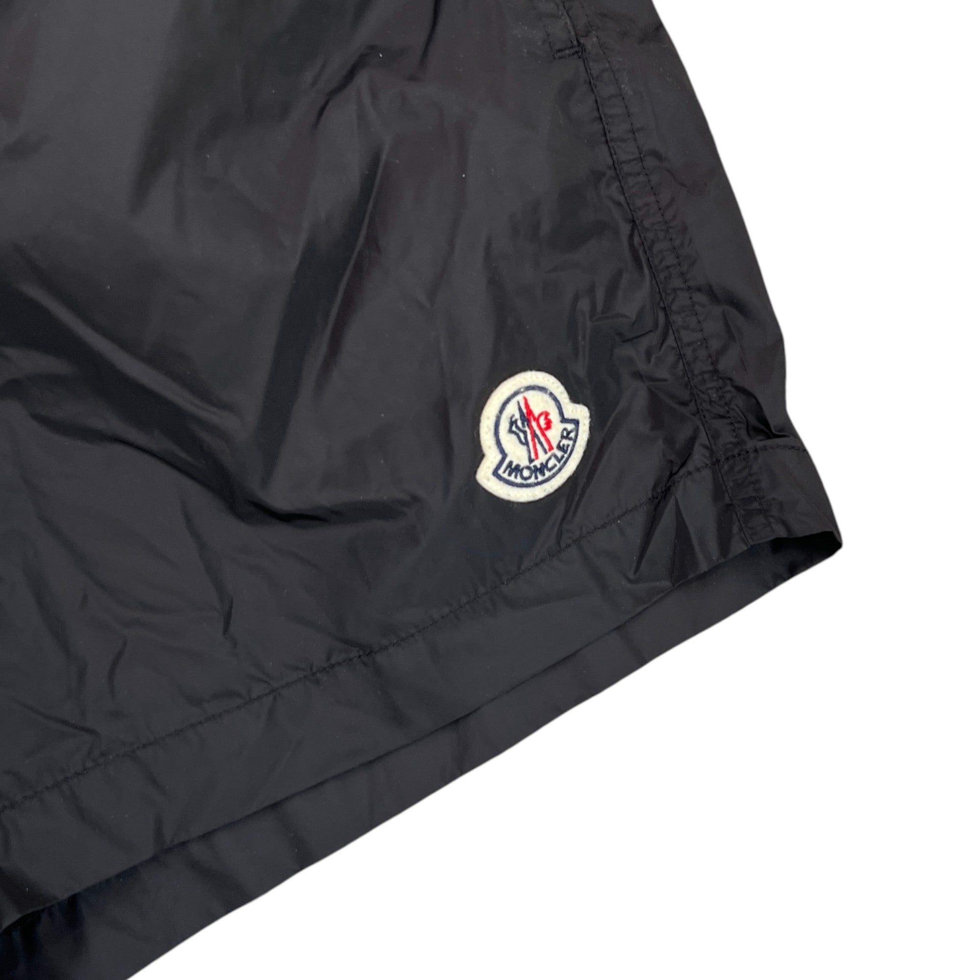 Men's Embroidered Logo Swim Shorts Black Size M