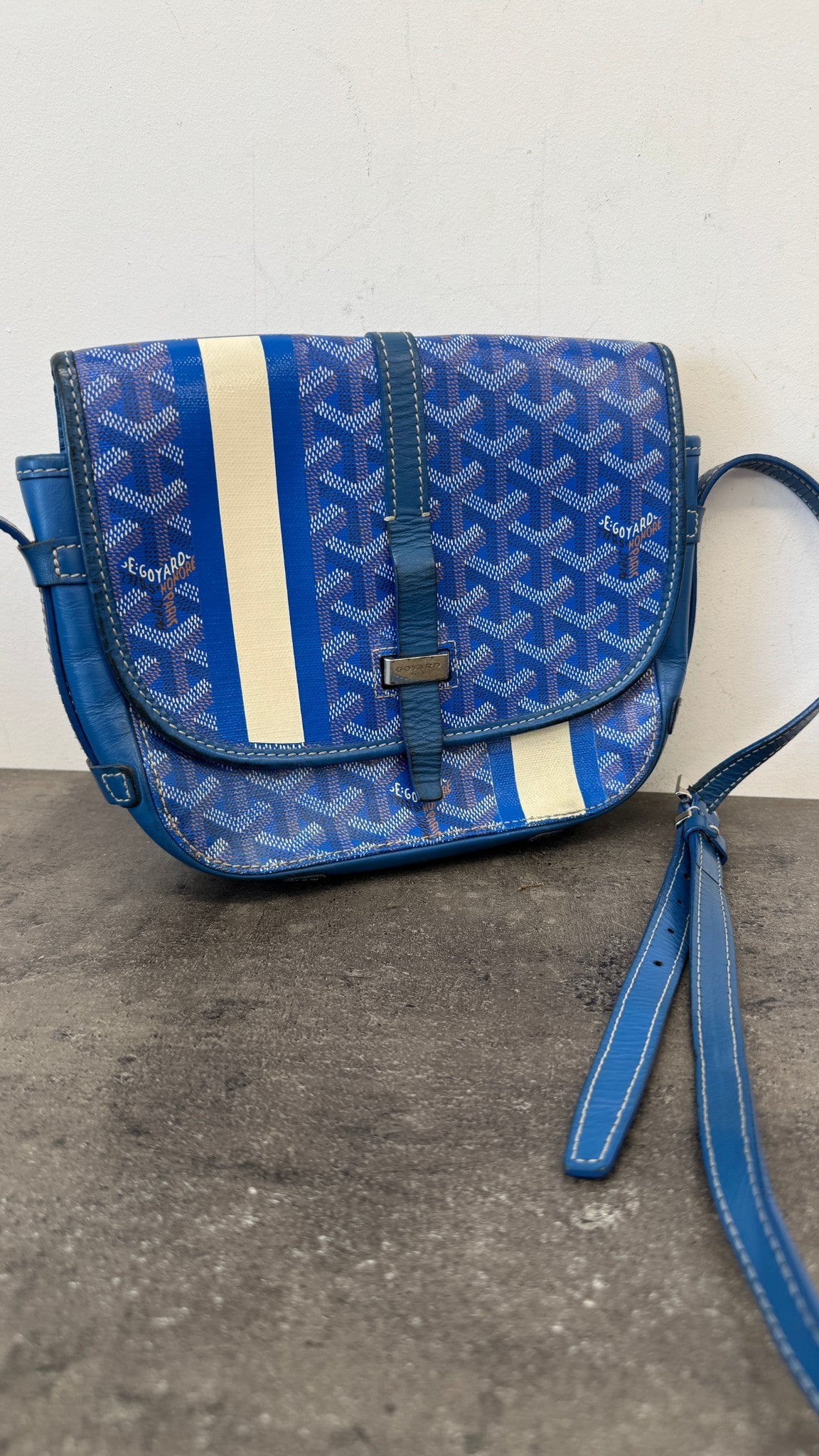 Men's Belvedere Pm Messenger Bag Blue