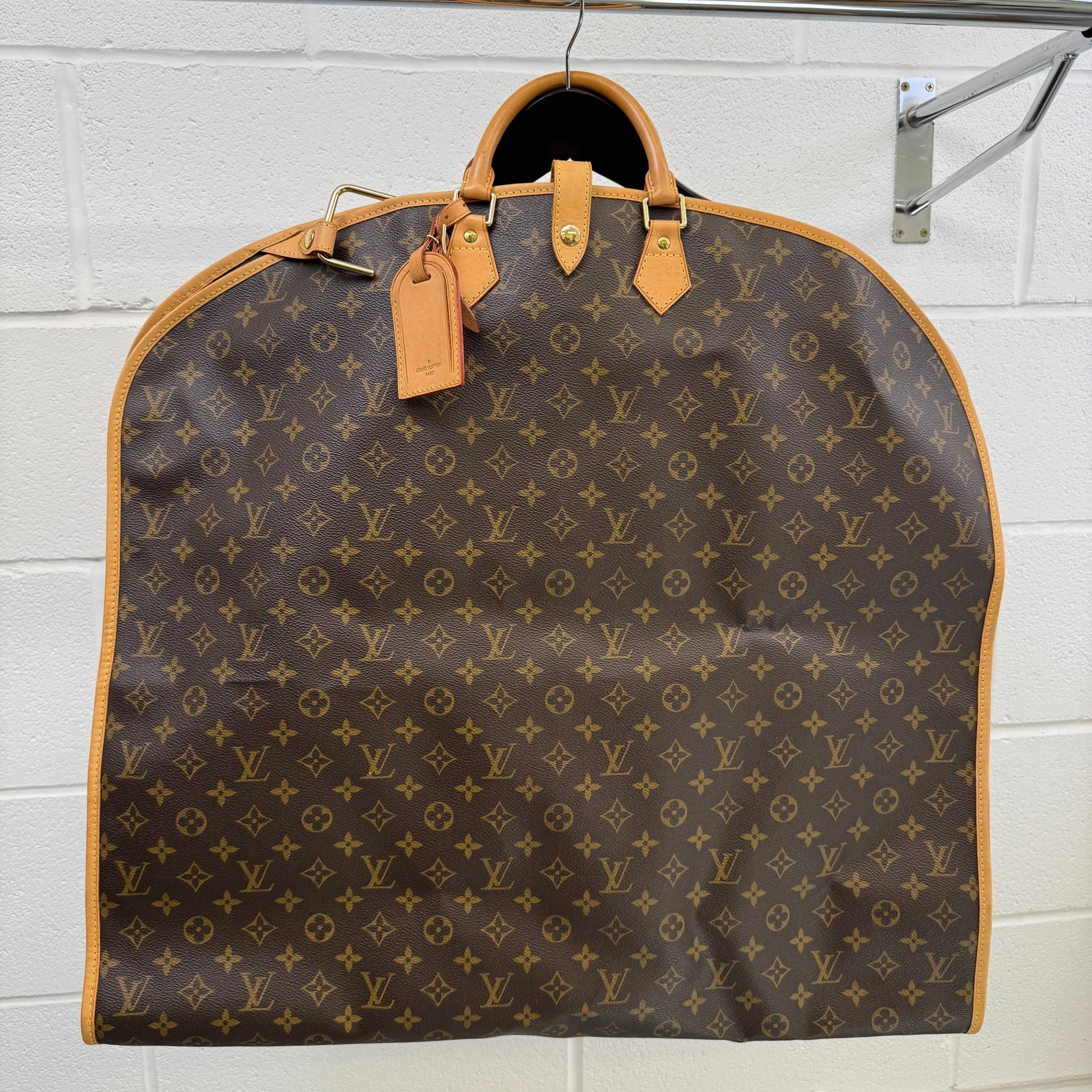 Women's Monogram Garment Bag Brown