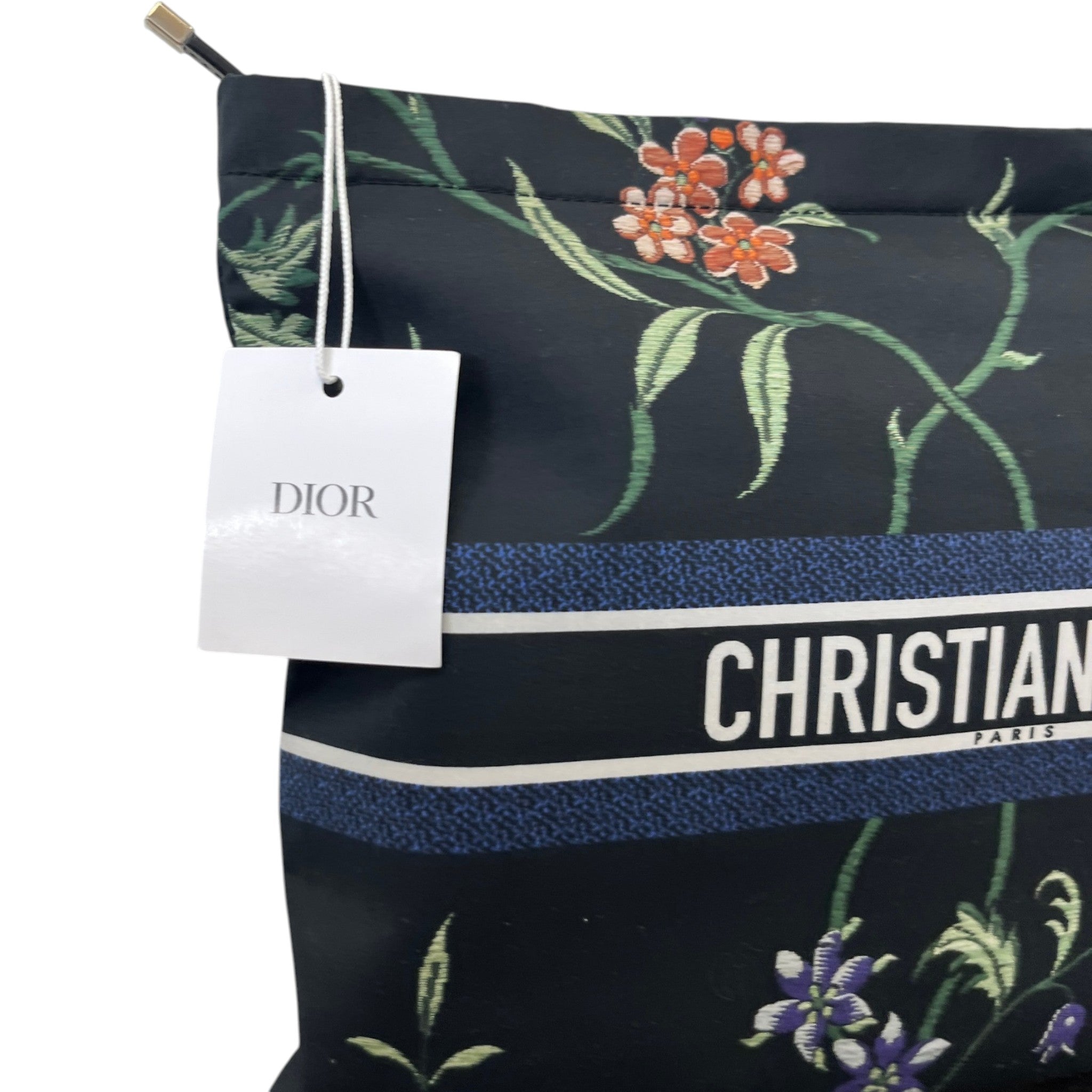 Women's Diortravel Floral Print Pouch Navy