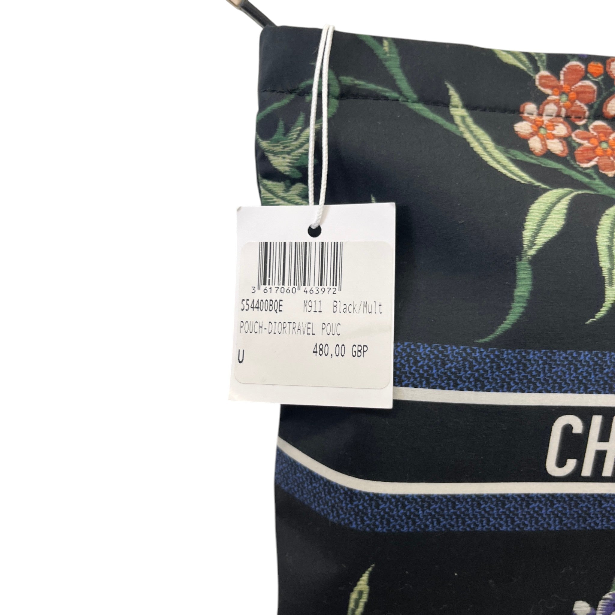 Women's Diortravel Floral Print Pouch Navy