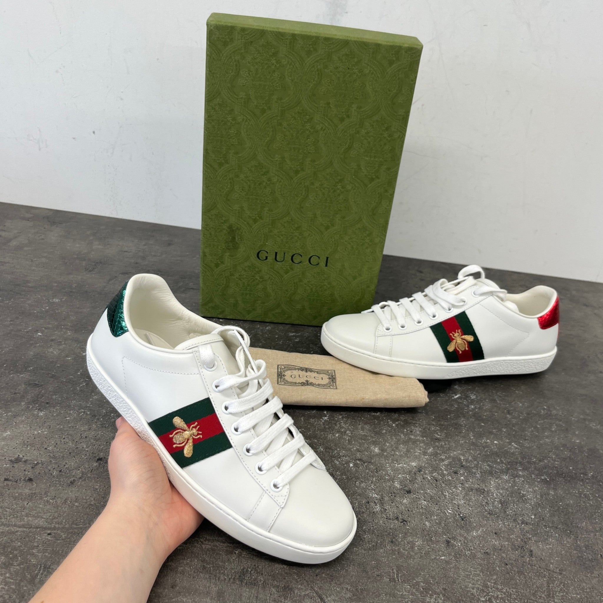 Women's Ace Low Trainers White Size EU 37.5 / UK 4.5