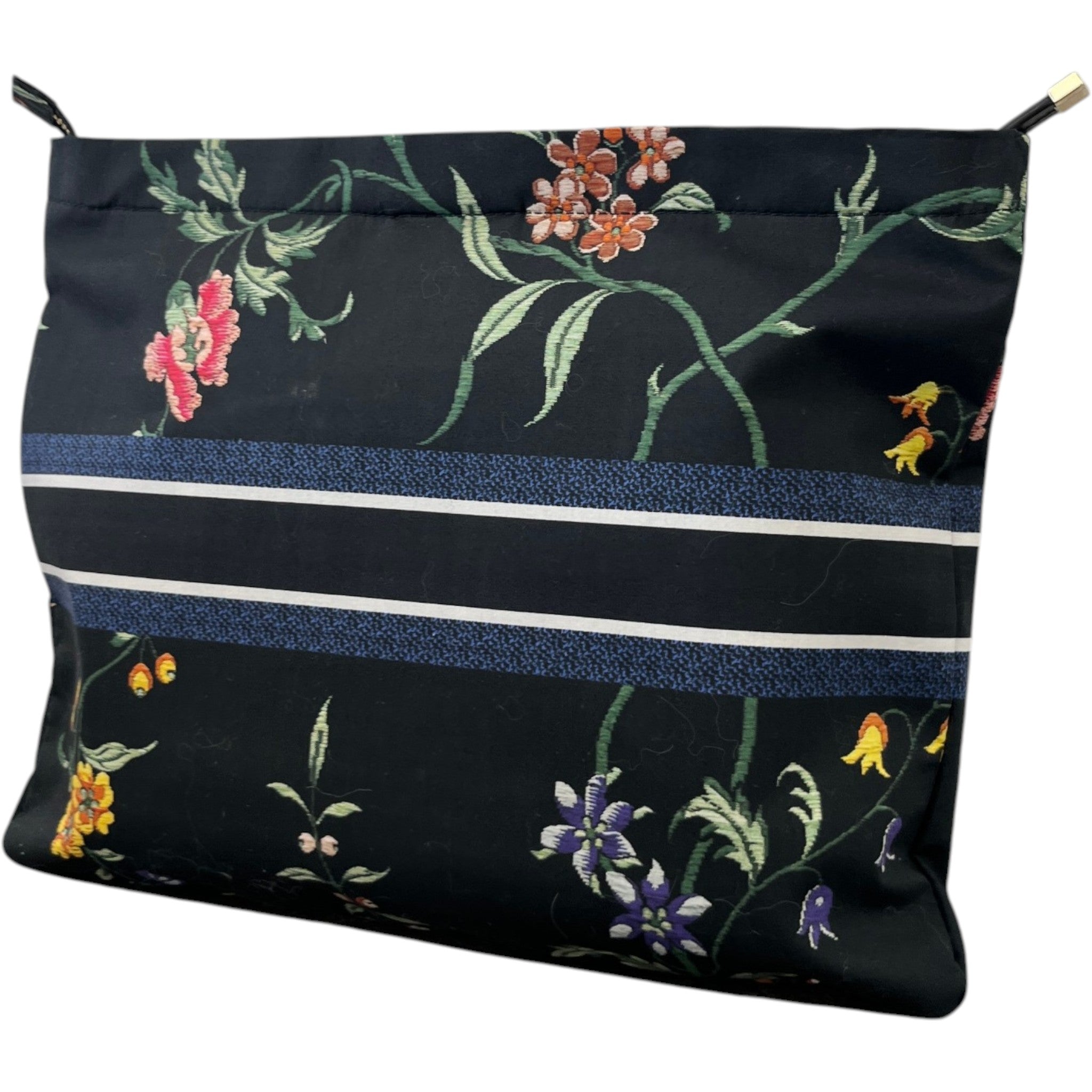 Women's Diortravel Floral Print Pouch Navy