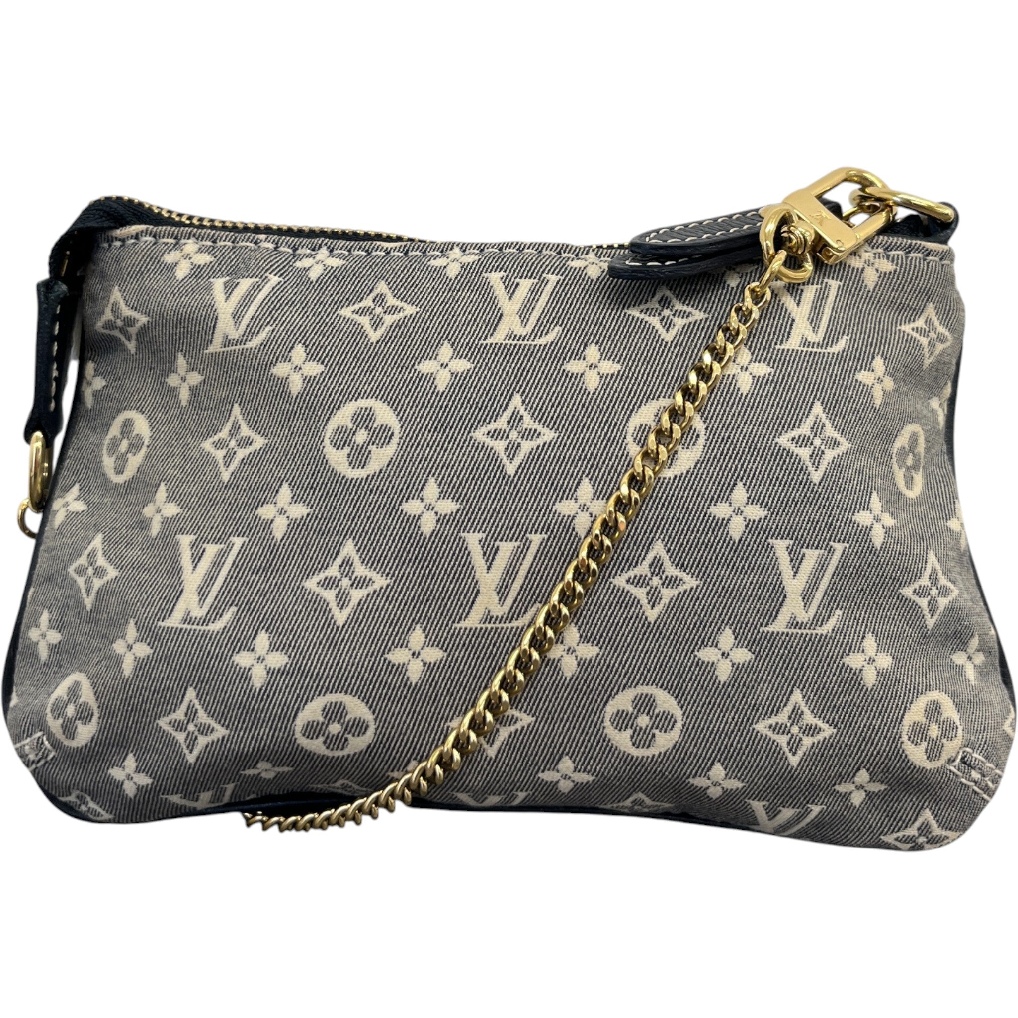 Women's Encre Monogram Idylle Mini Pochette Bag Blue