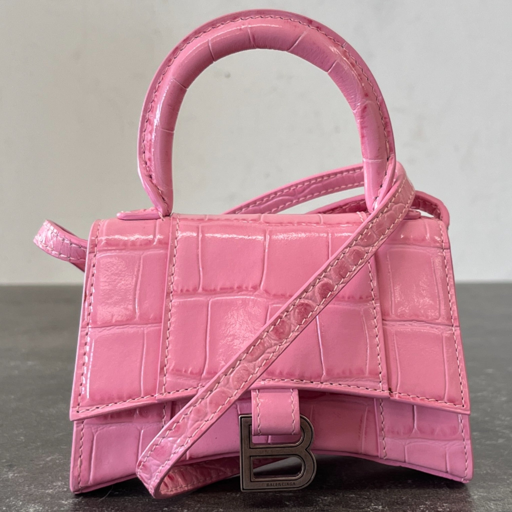 Women's Hourglass Xs Handbag Pink