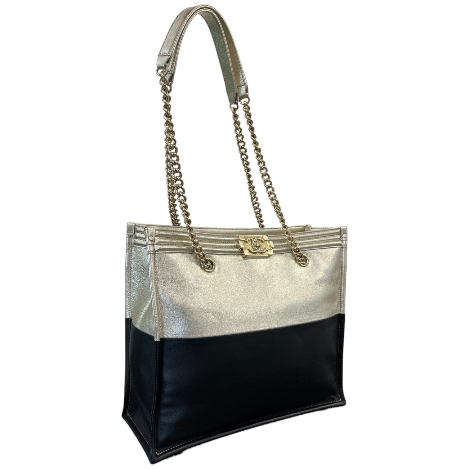 Women's Boy Tote Handbag Black