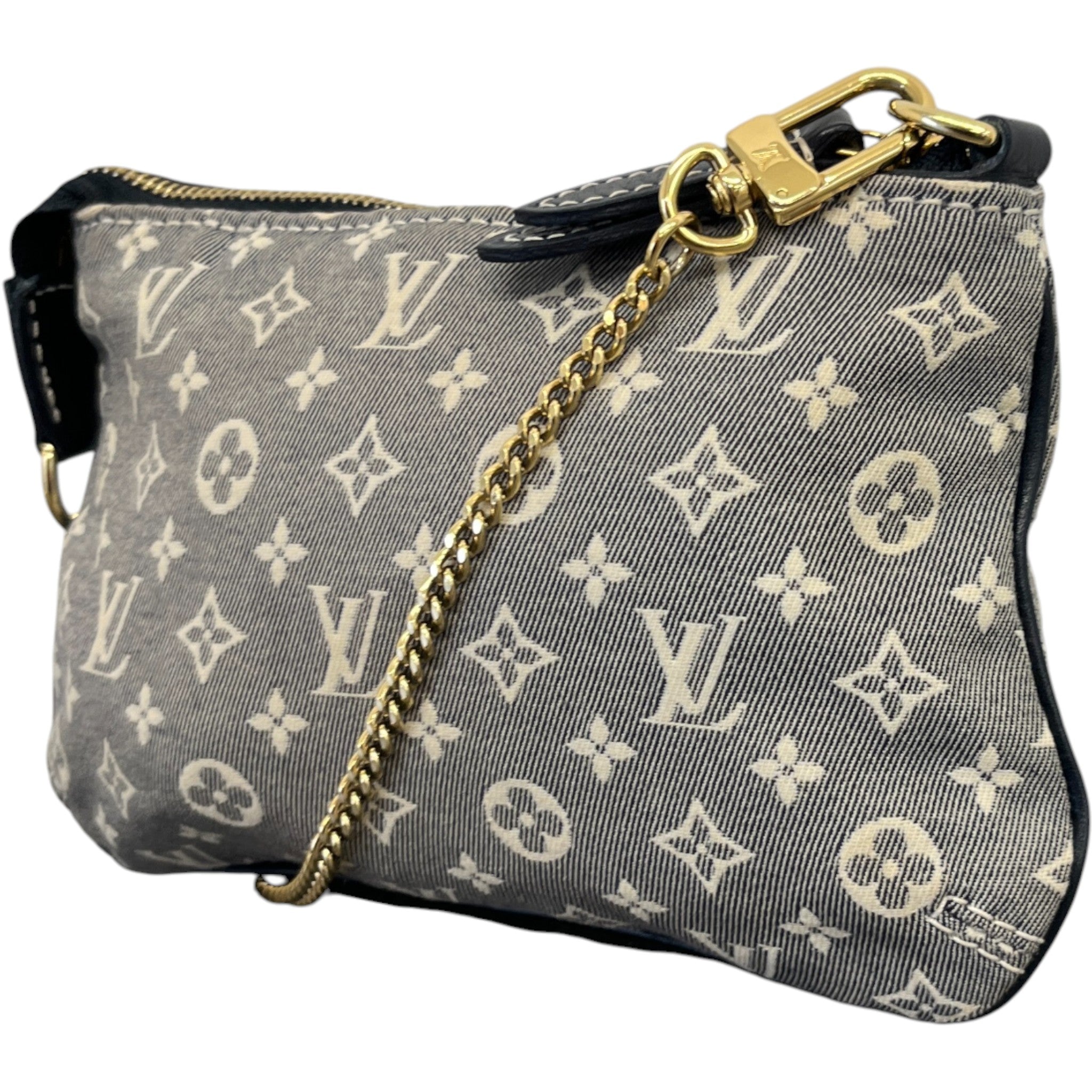 Women's Encre Monogram Idylle Mini Pochette Bag Blue