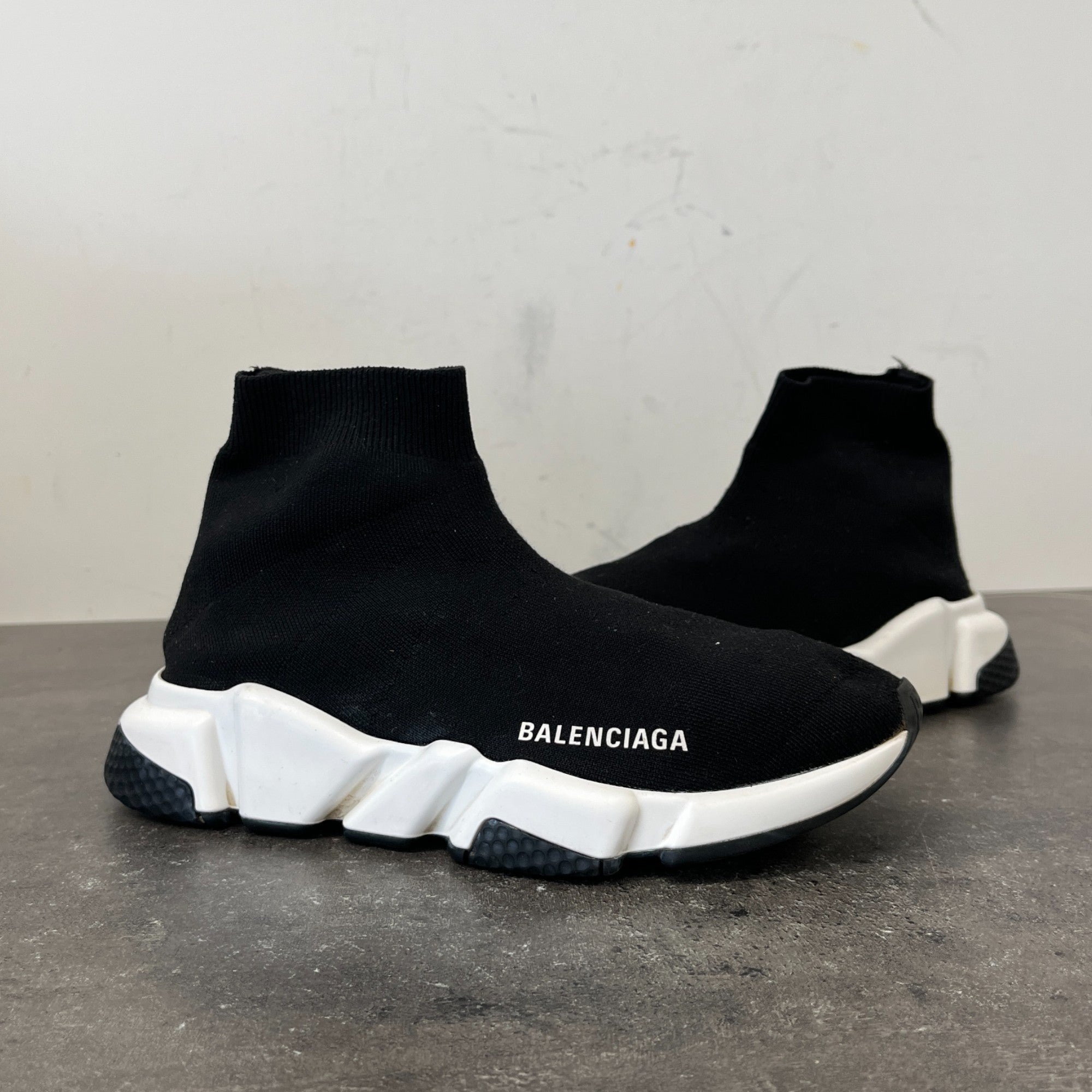 Women's Speed Sock High Trainers Black Size EU 37 / UK 4