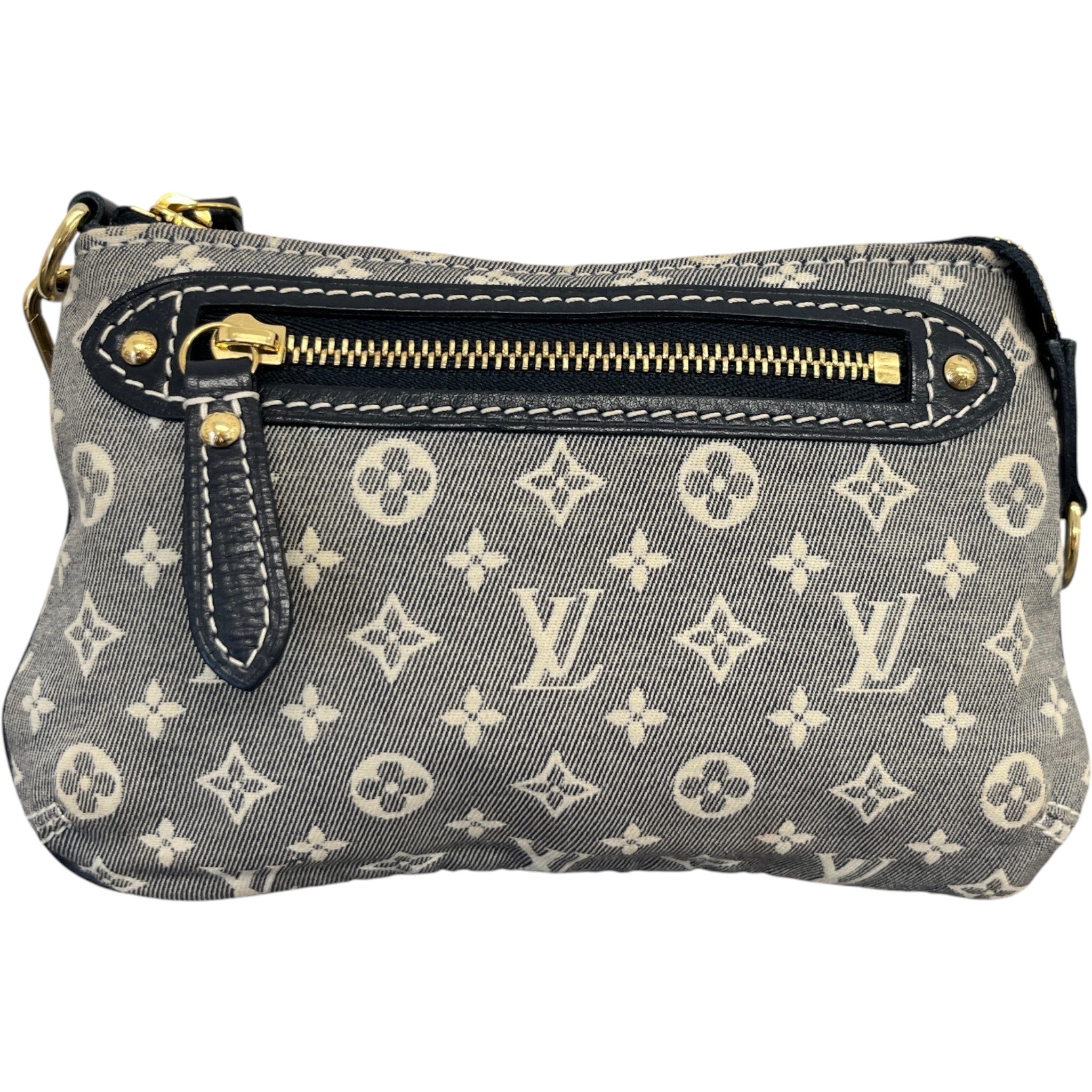 Women's Encre Monogram Idylle Mini Pochette Bag Blue
