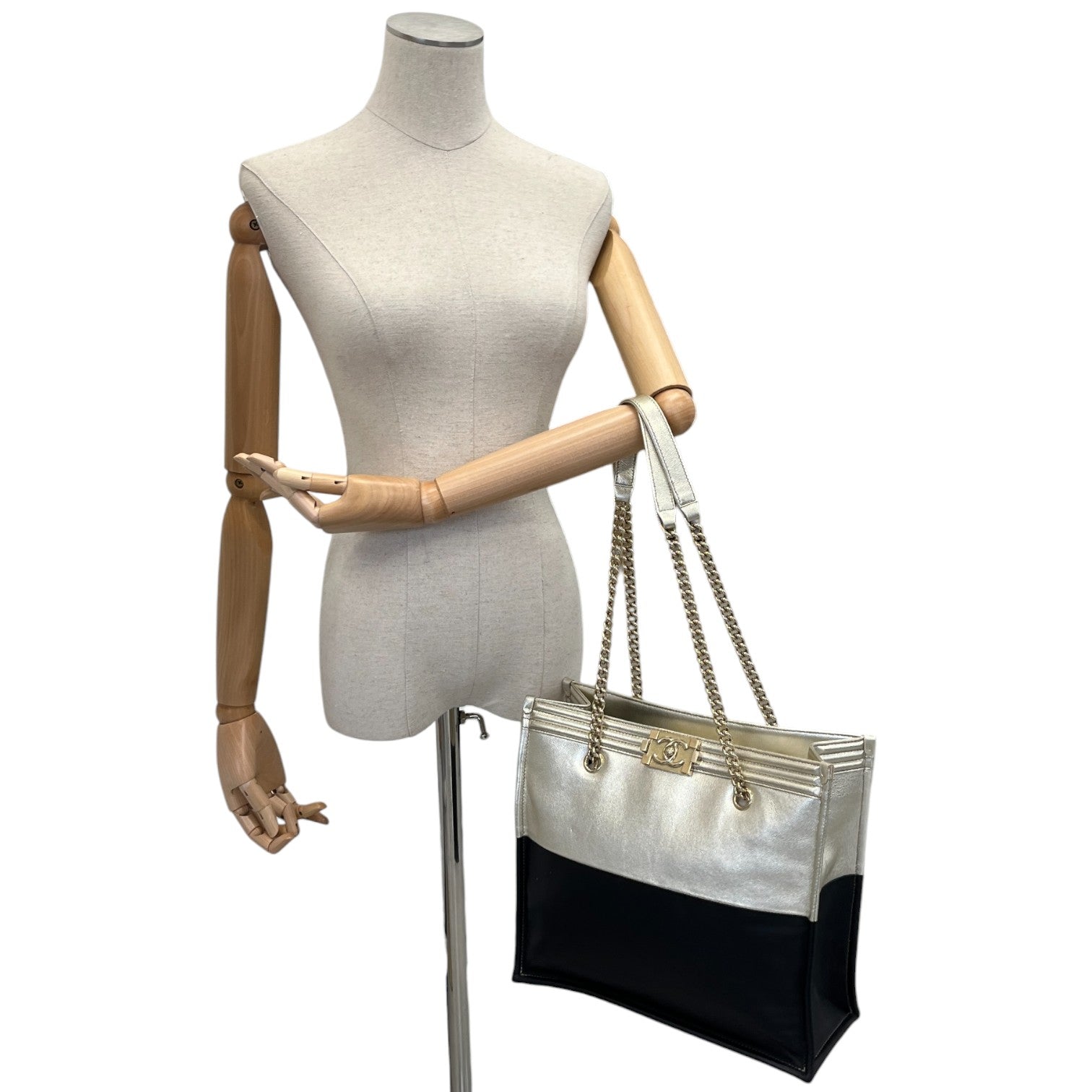 Women's Boy Tote Handbag Black