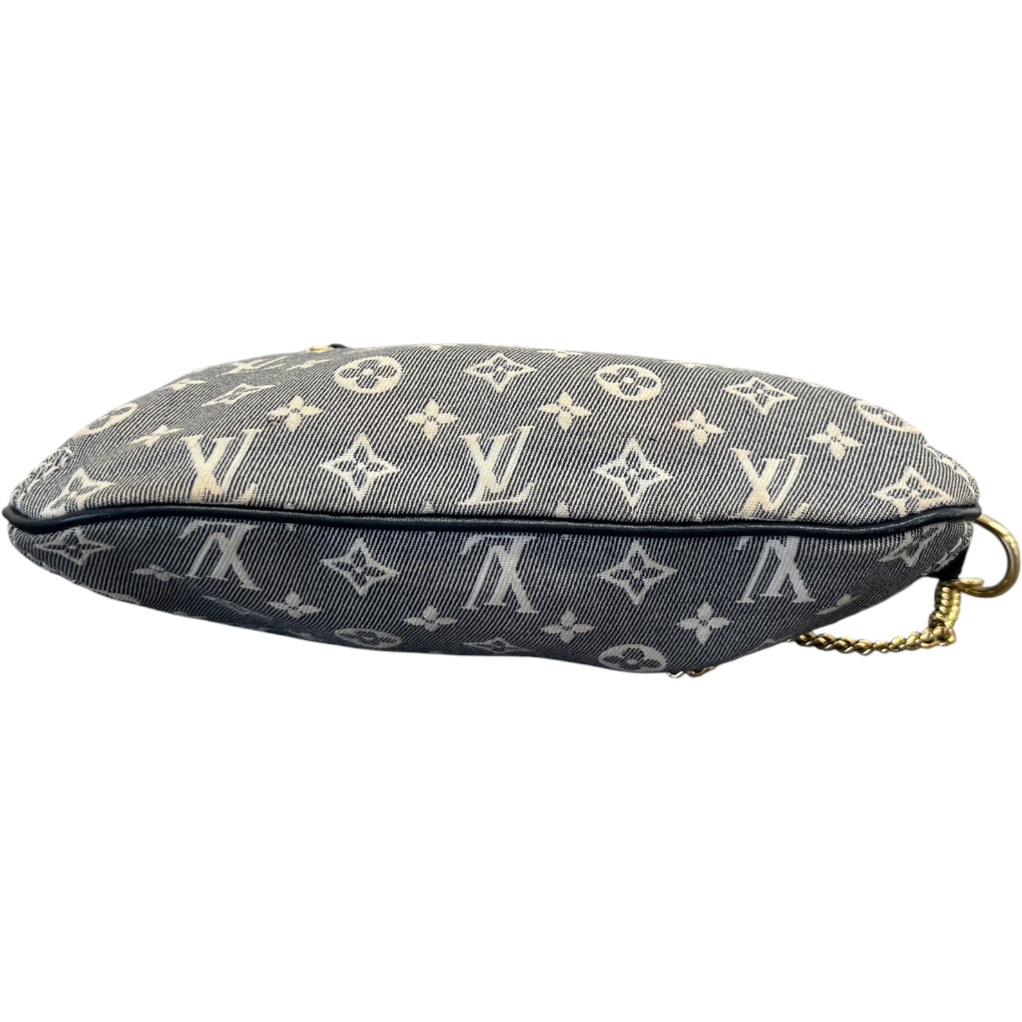 Women's Encre Monogram Idylle Mini Pochette Bag Blue