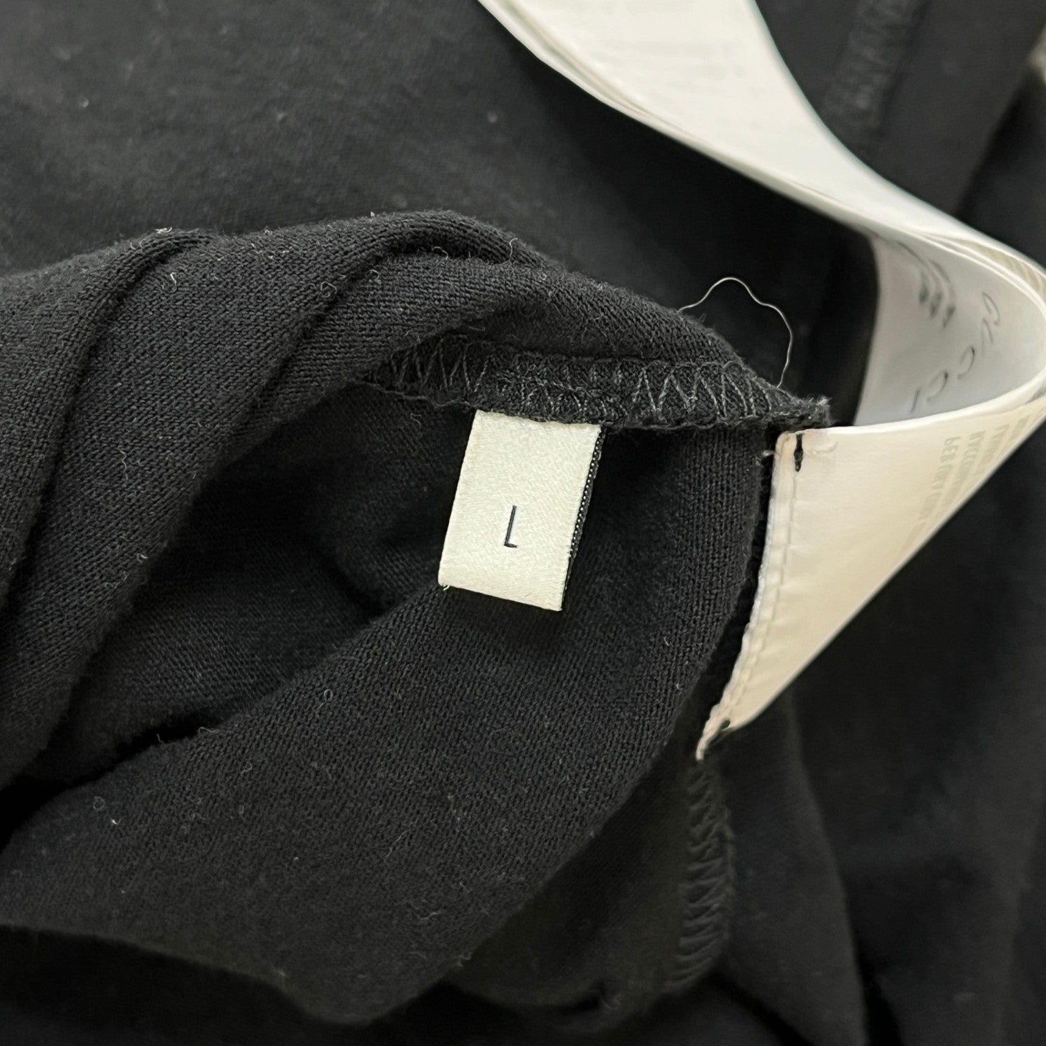 Men's Logo Print T-Shirt Black Size L