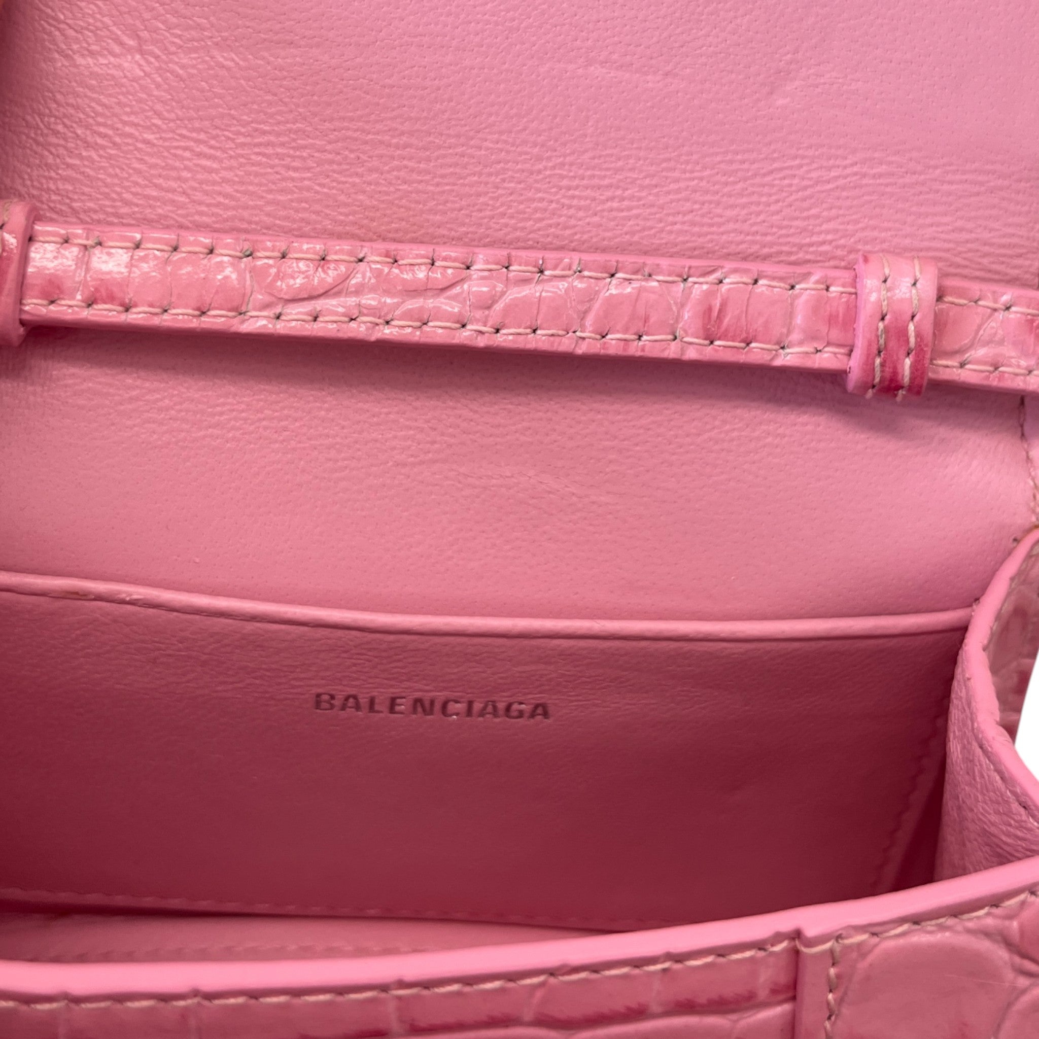 Women's Hourglass Xs Handbag Pink