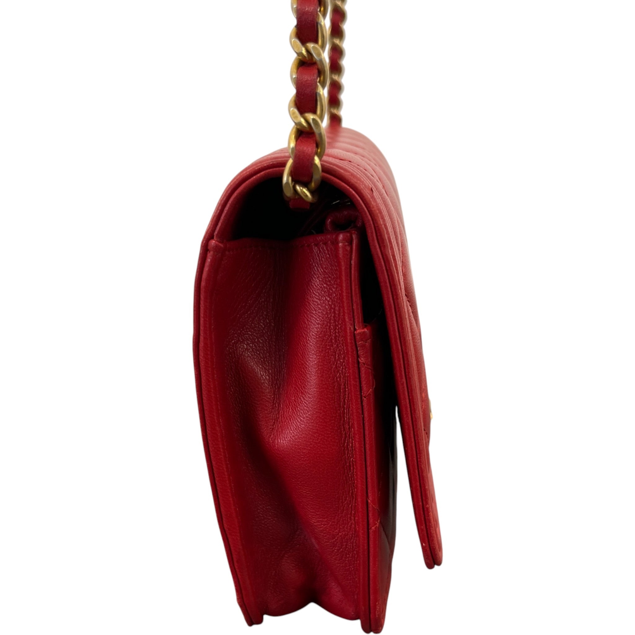 Women's Quilted Bag Red