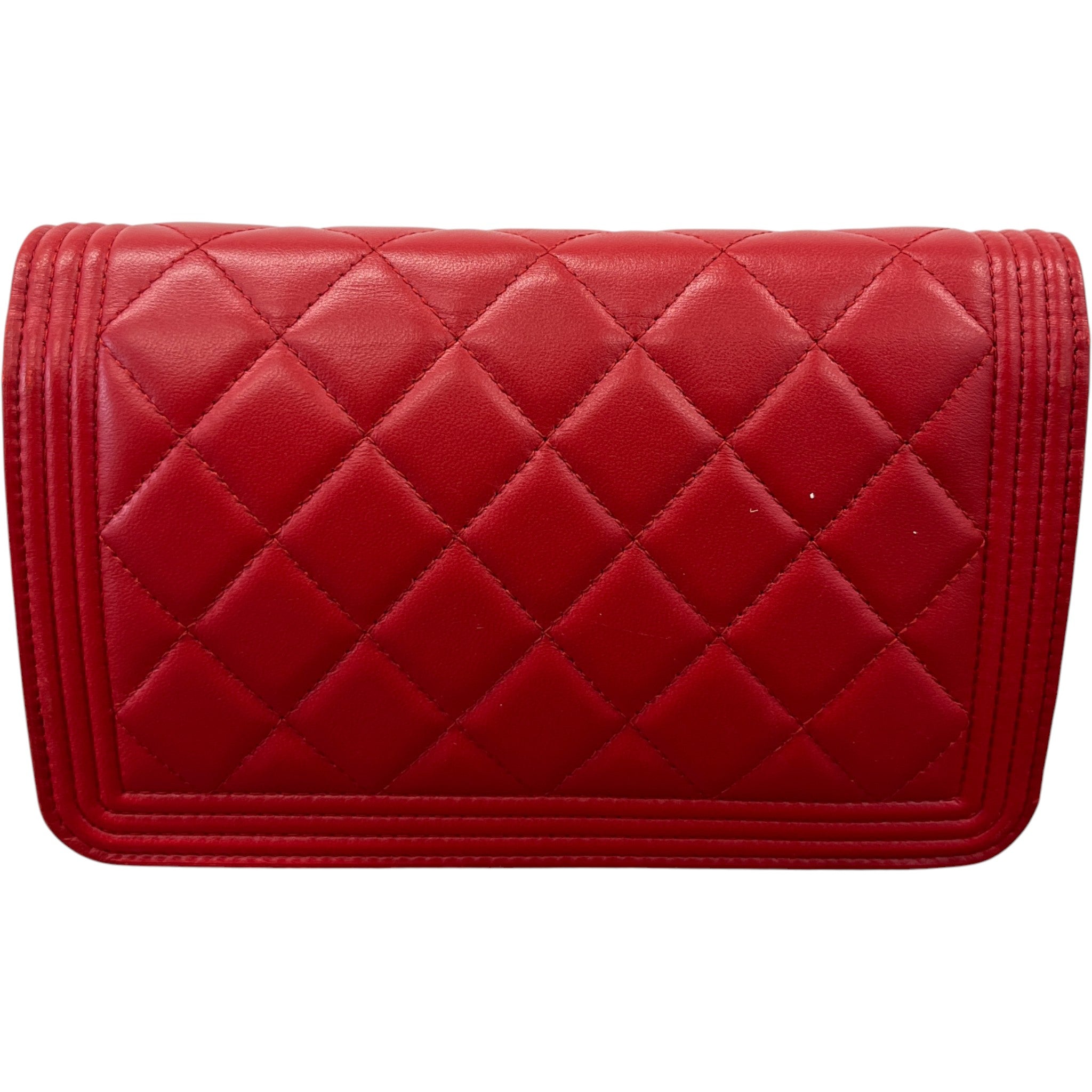 Women's Quilted Bag Red