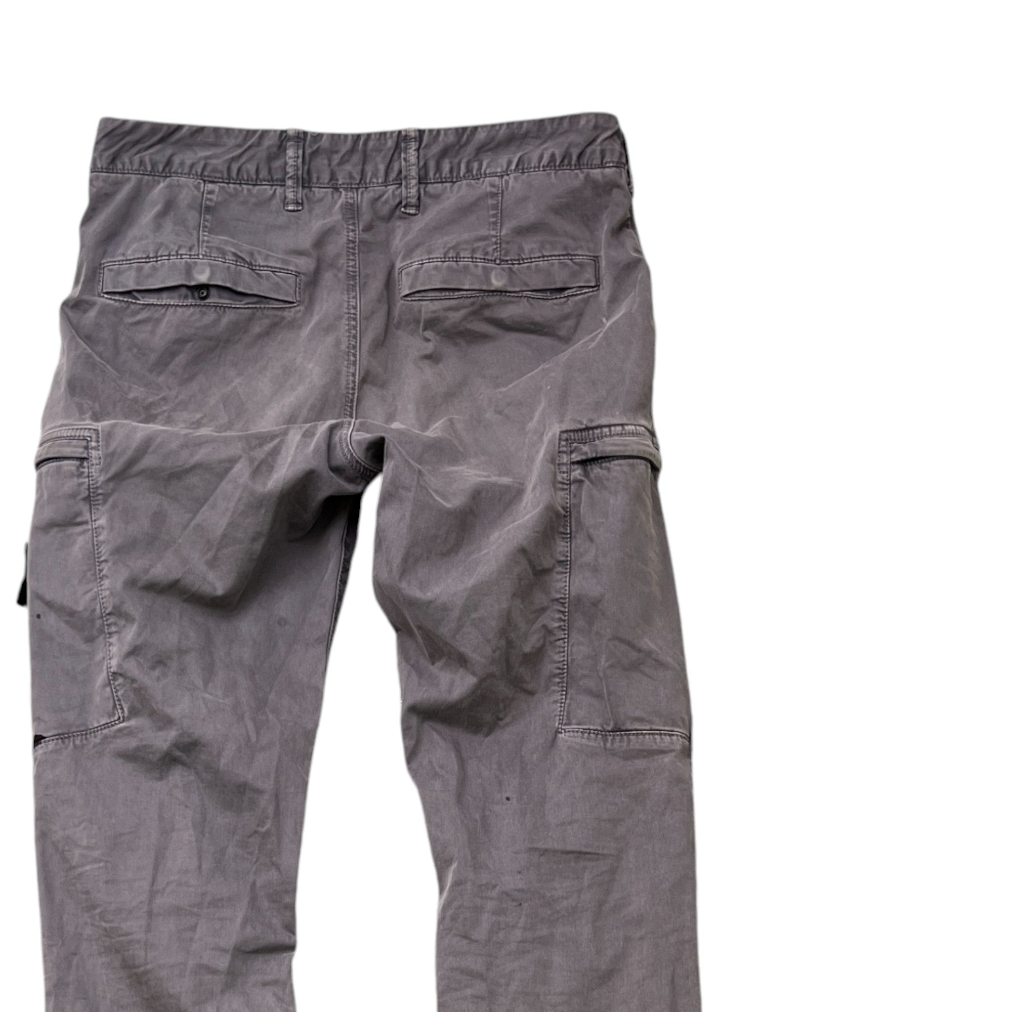 Women's Applique Logo Cargos Grey Size Waist 31"