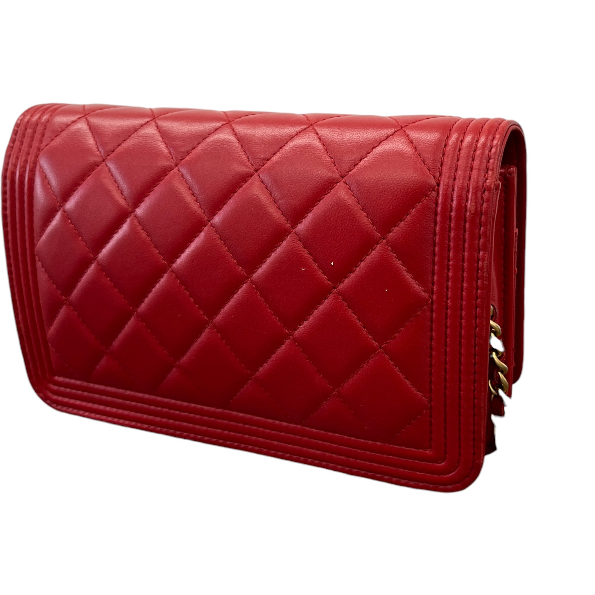 Women's Quilted Bag Red