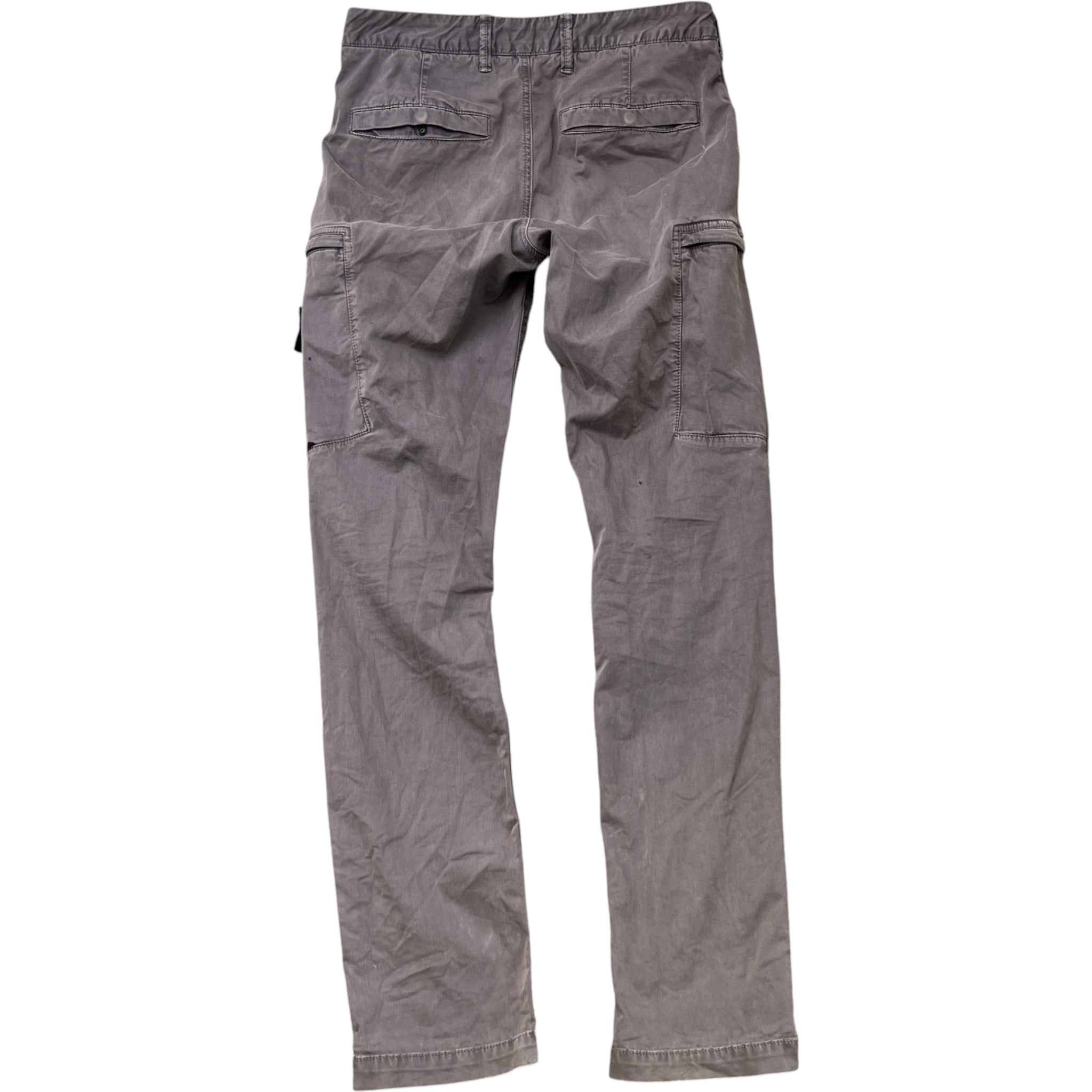 Women's Applique Logo Cargos Grey Size Waist 31"