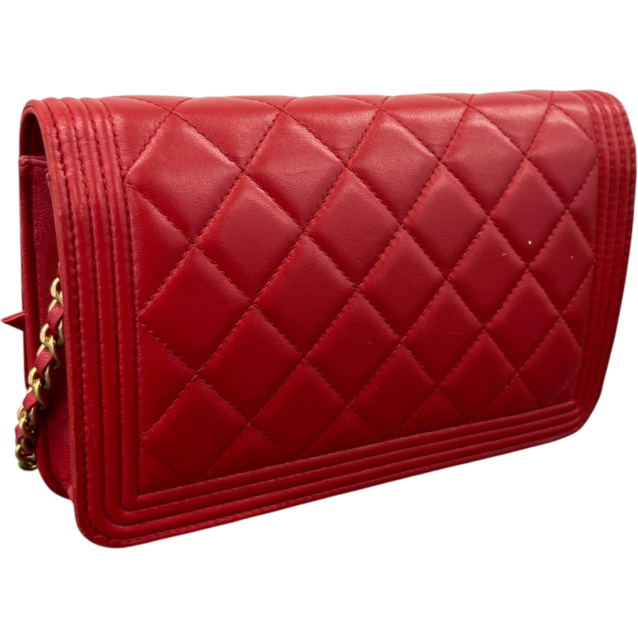 Women's Quilted Bag Red