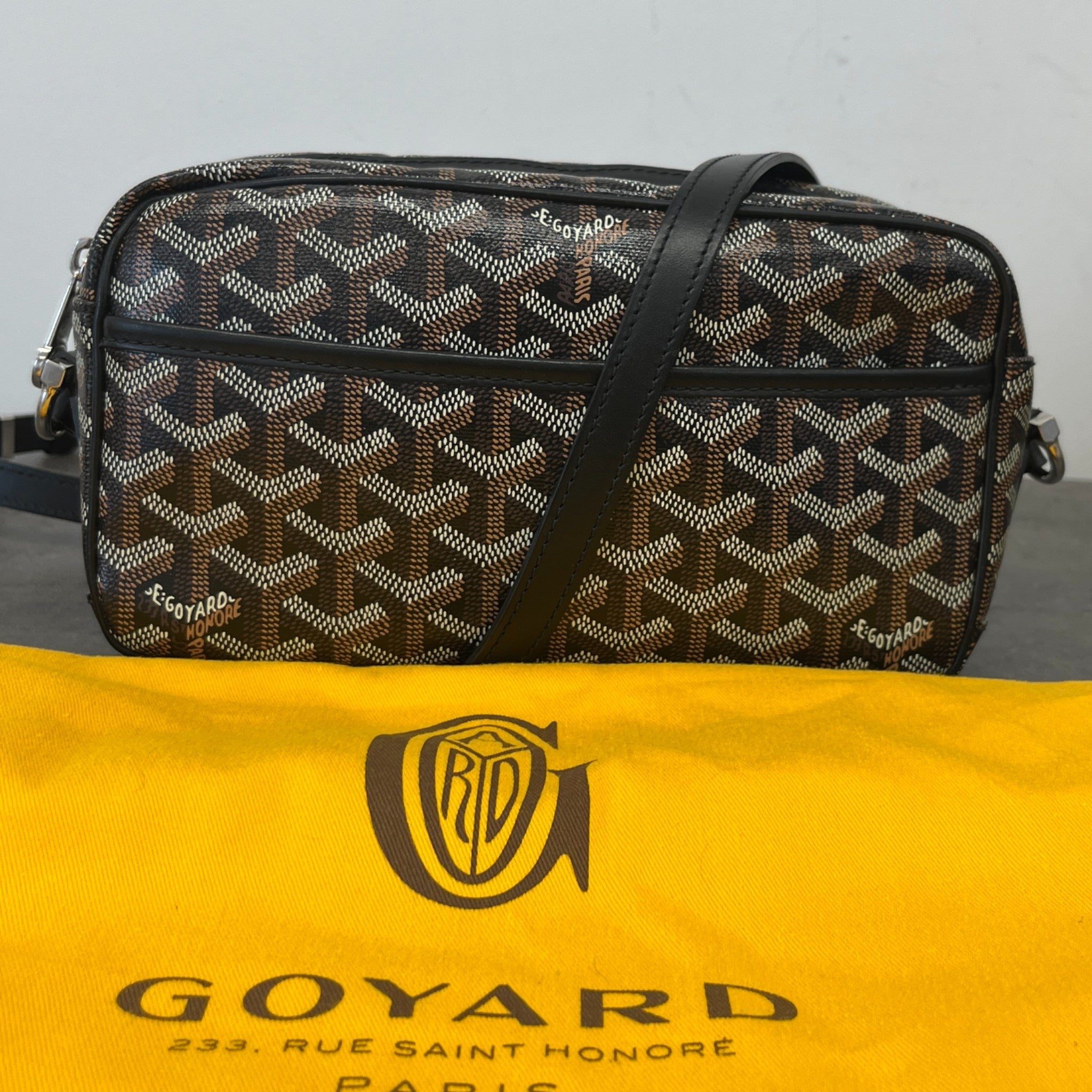 Men's Cap-Vert Pm Messenger Bag Black