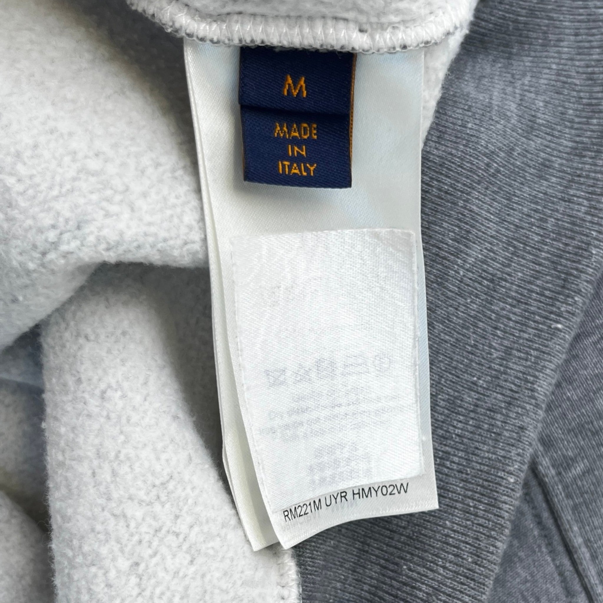 Men's Logo Print Sweatshirt Grey Size M
