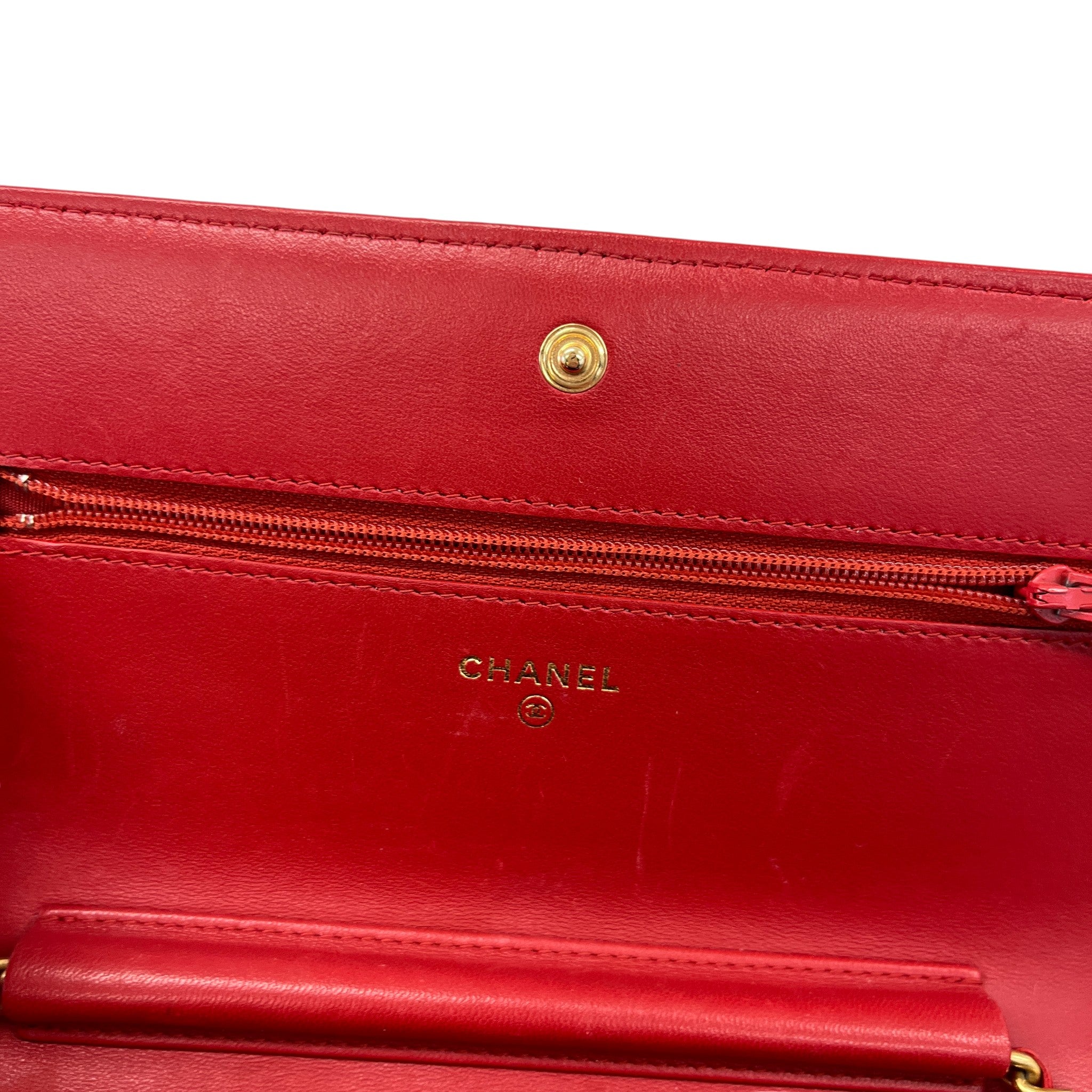 Women's Quilted Bag Red