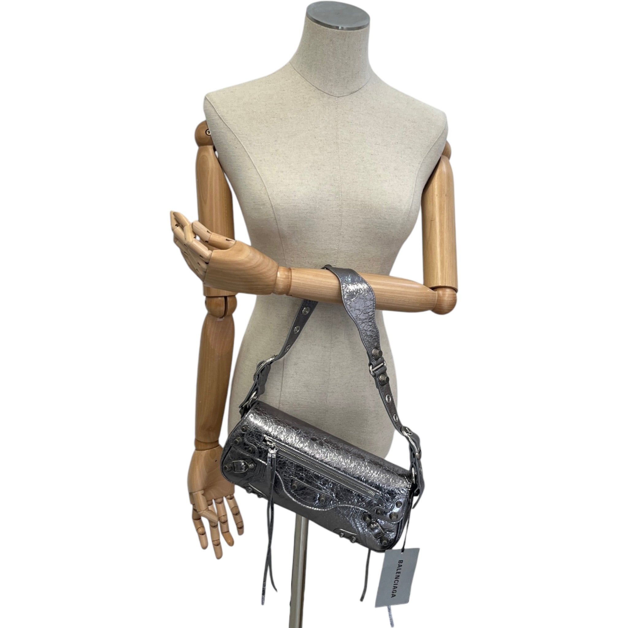 Women's Le Cagole Sling Bag Silver