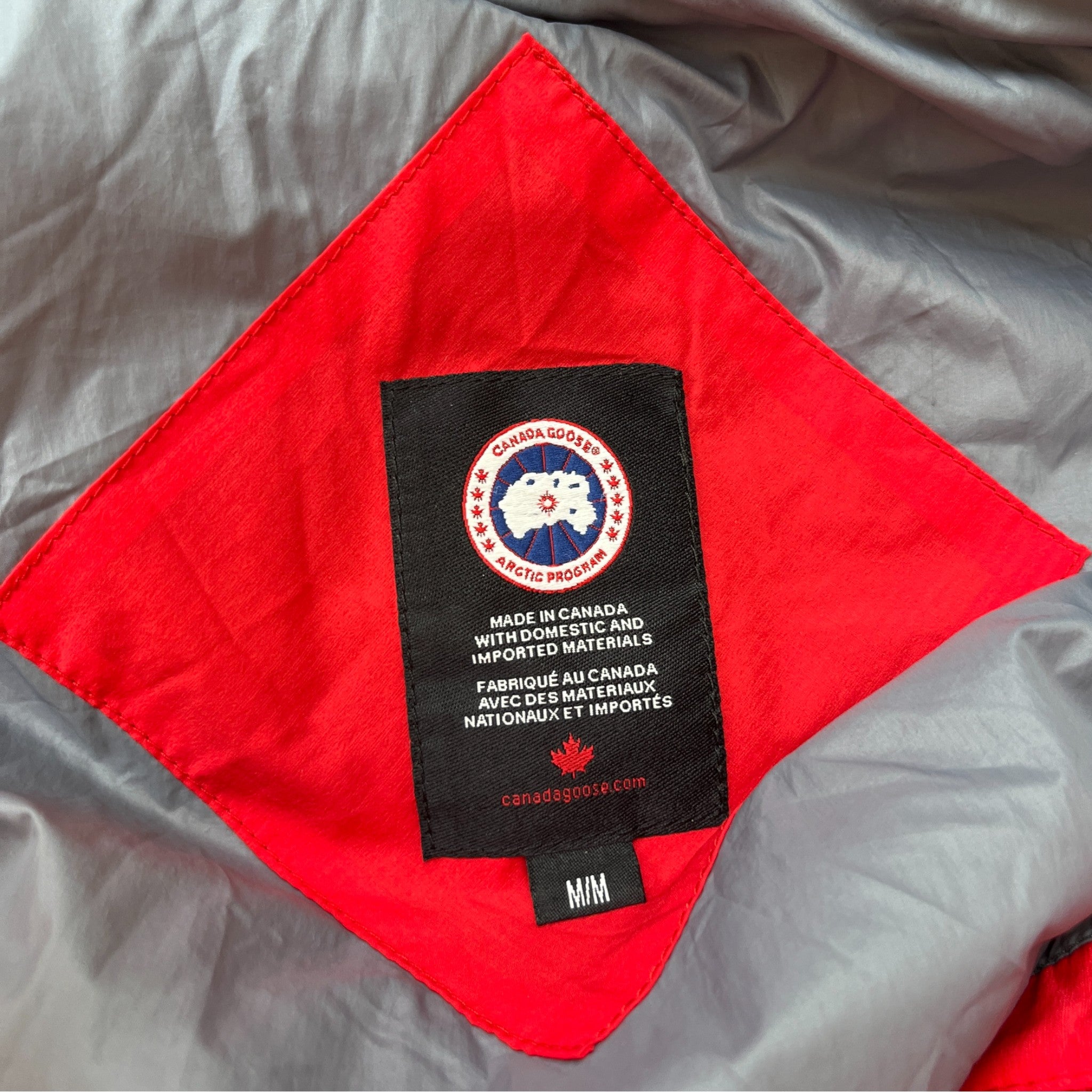 Men's Armstrong Down Jacket Red Size M