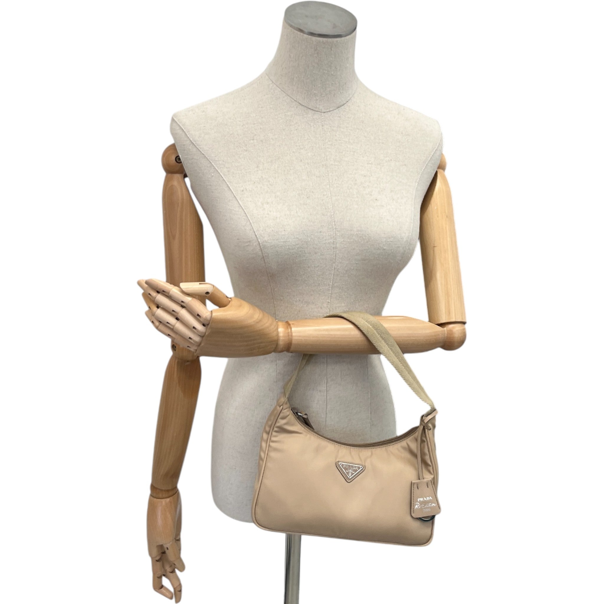 Women's Re-Edition 2000 Handbag Beige