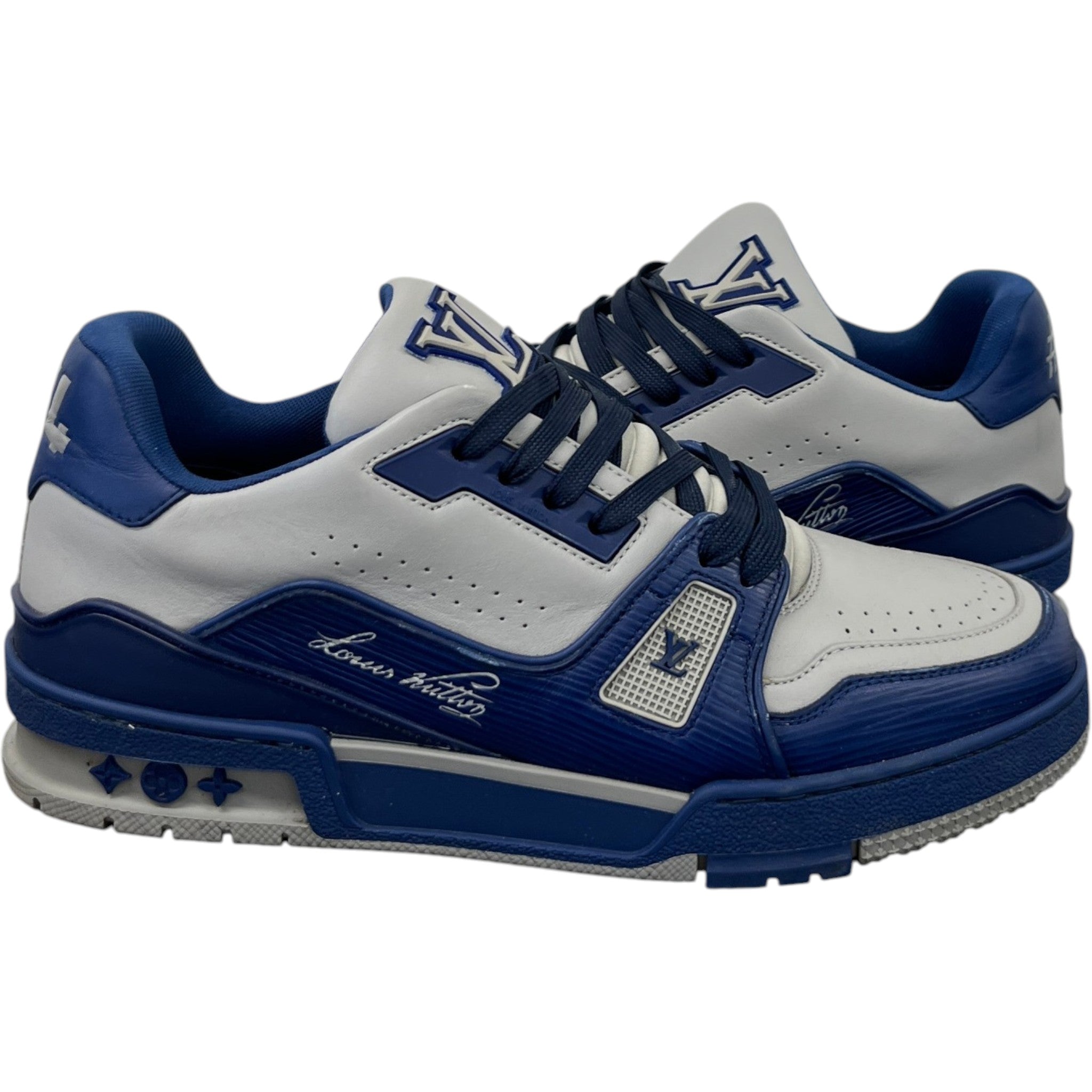 Men's Lv Low Trainers Blue Size EU 40 / UK 6
