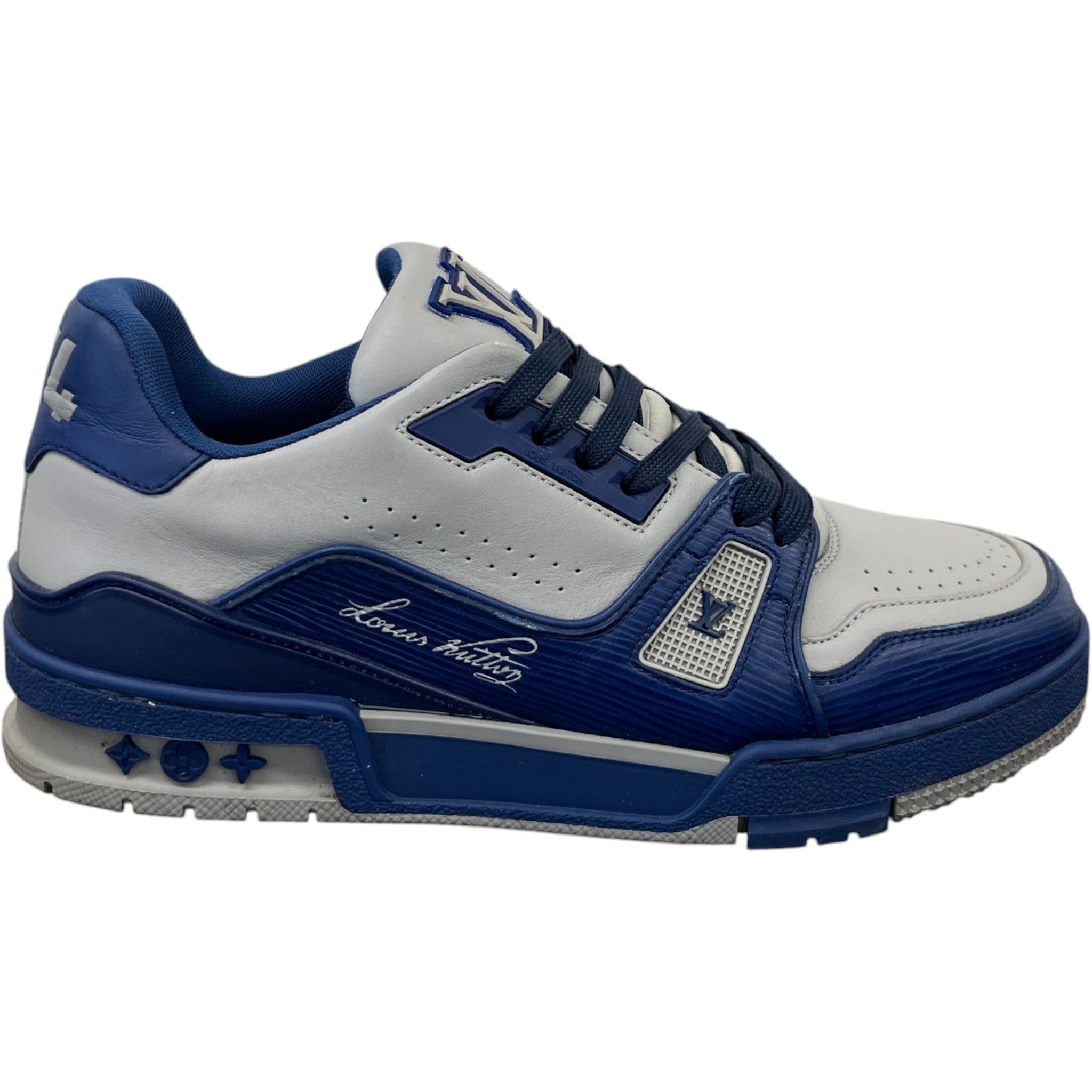 Men's Lv Low Trainers Blue Size EU 40 / UK 6