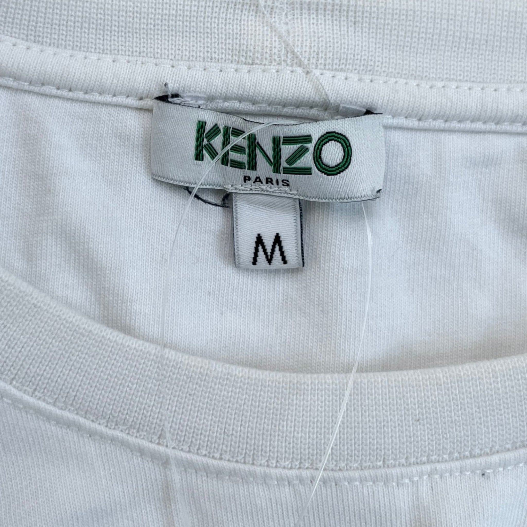 Men's Logo Print T-Shirt White Size M