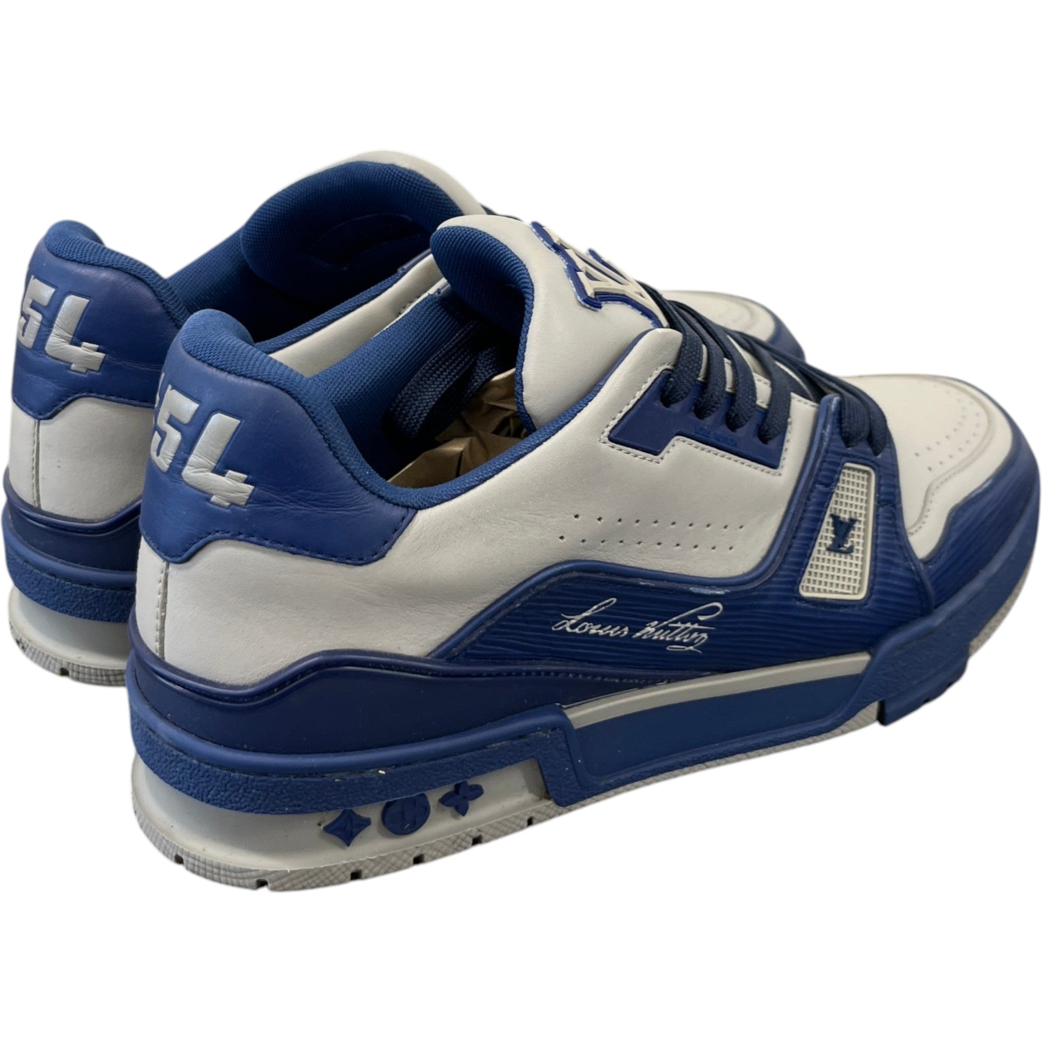 Men's Lv Low Trainers Blue Size EU 40 / UK 6