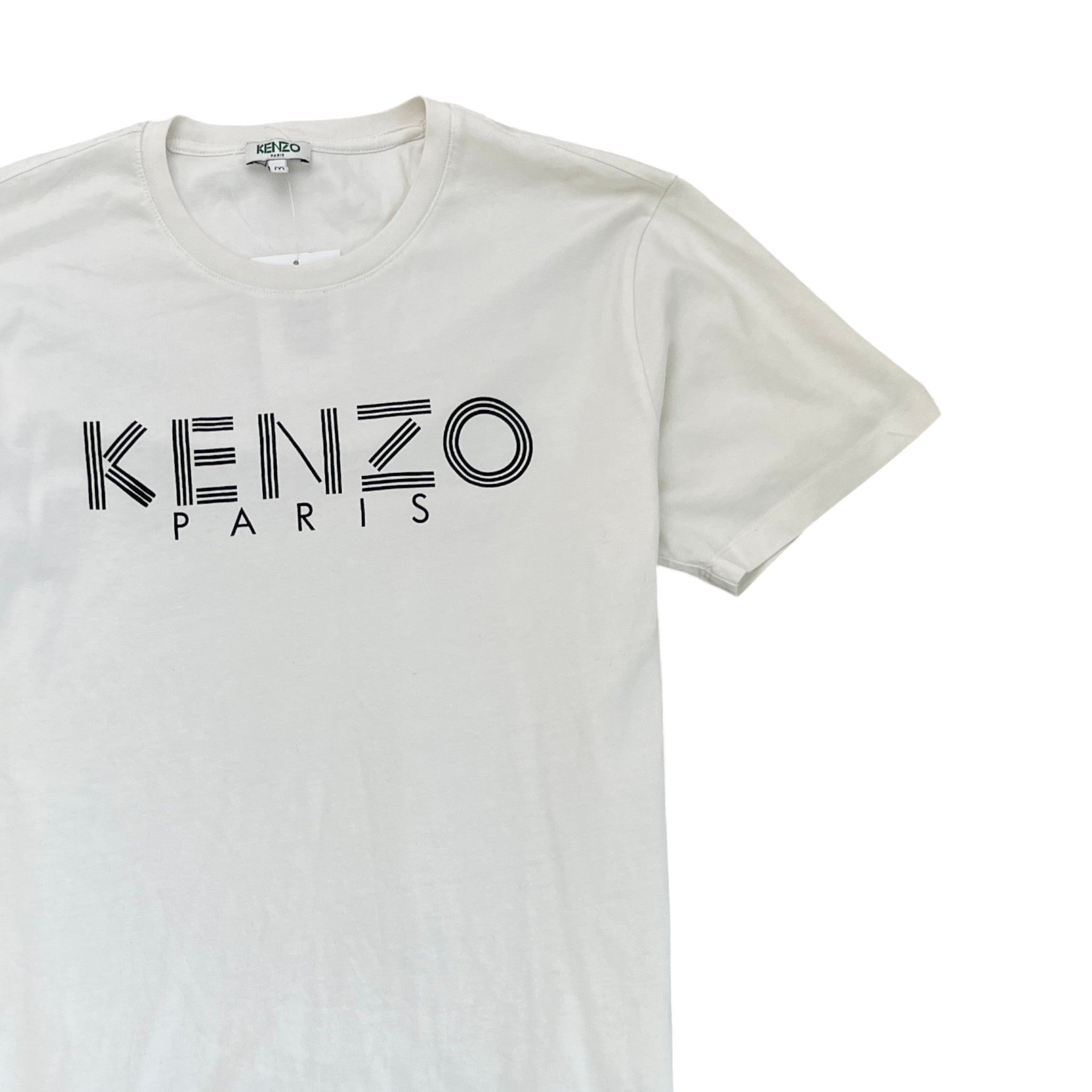 Men's Logo Print T-Shirt White Size M