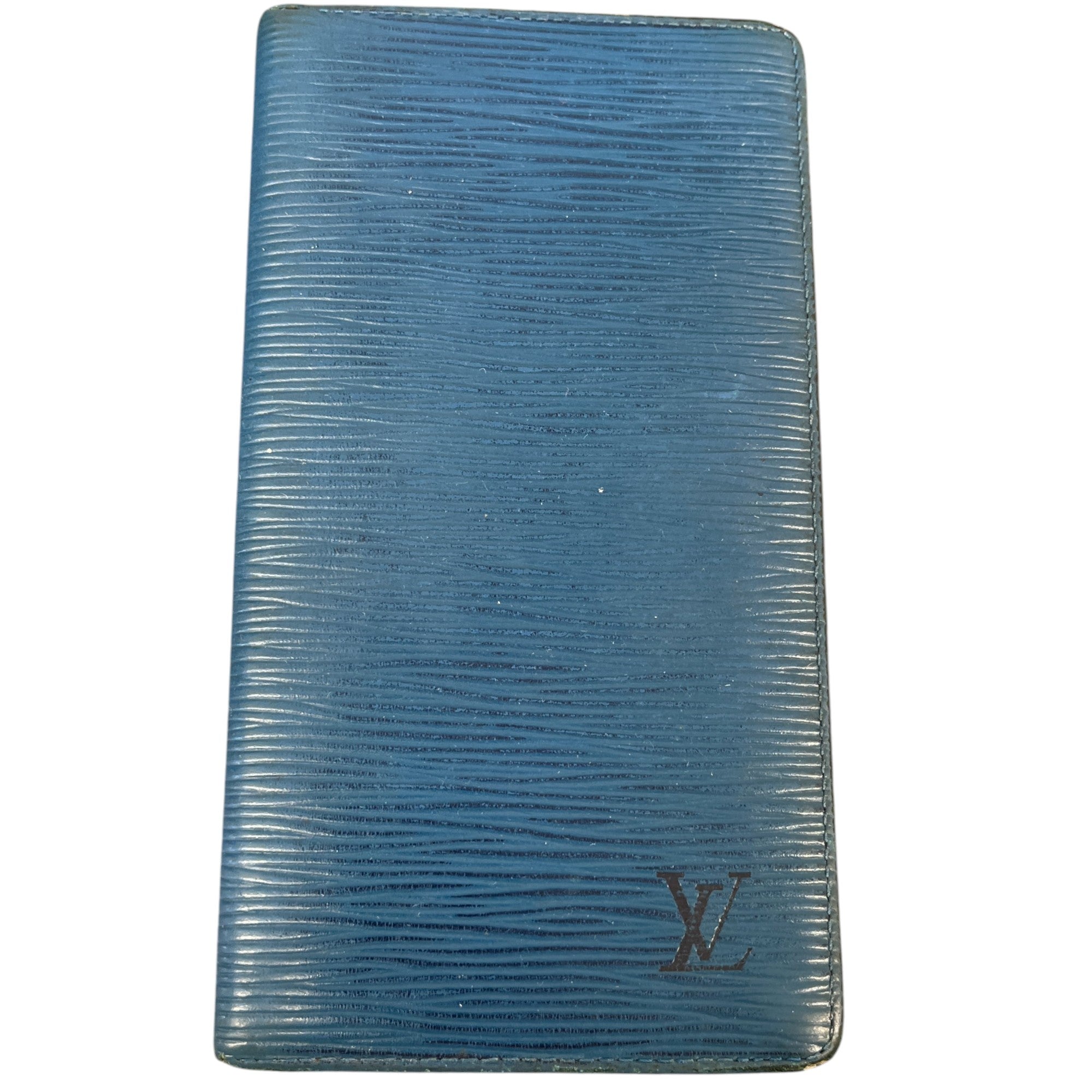 Men's Epi Pocket Agenda Wallet Blue