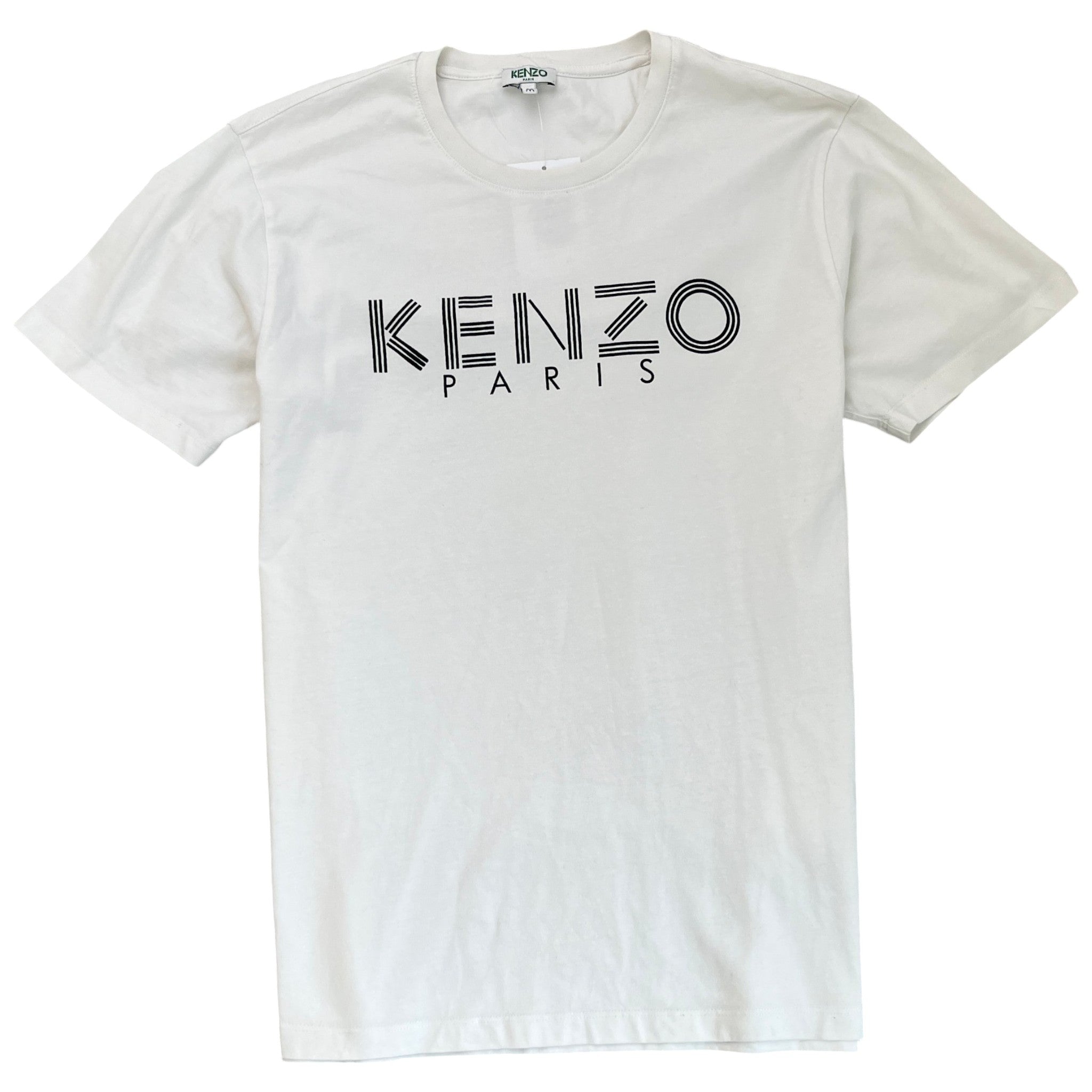 Men's Logo Print T-Shirt White Size M