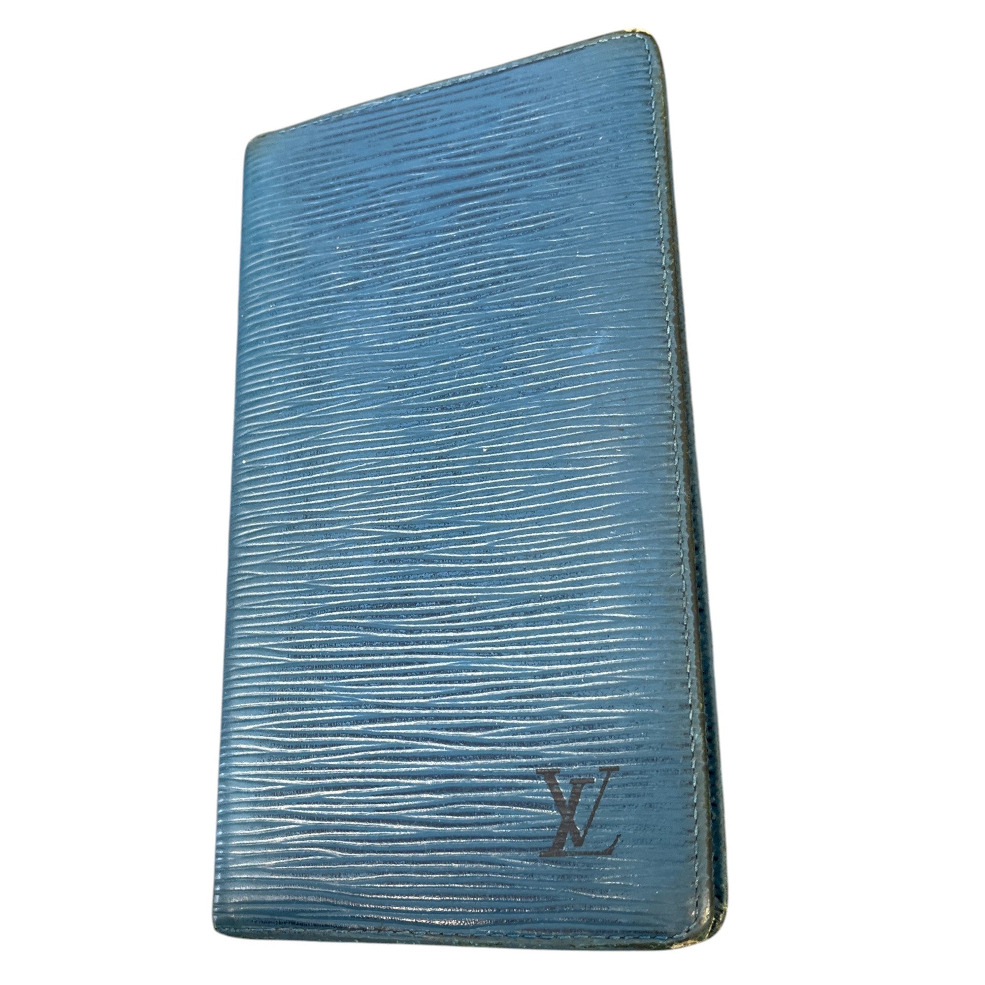 Men's Epi Pocket Agenda Wallet Blue