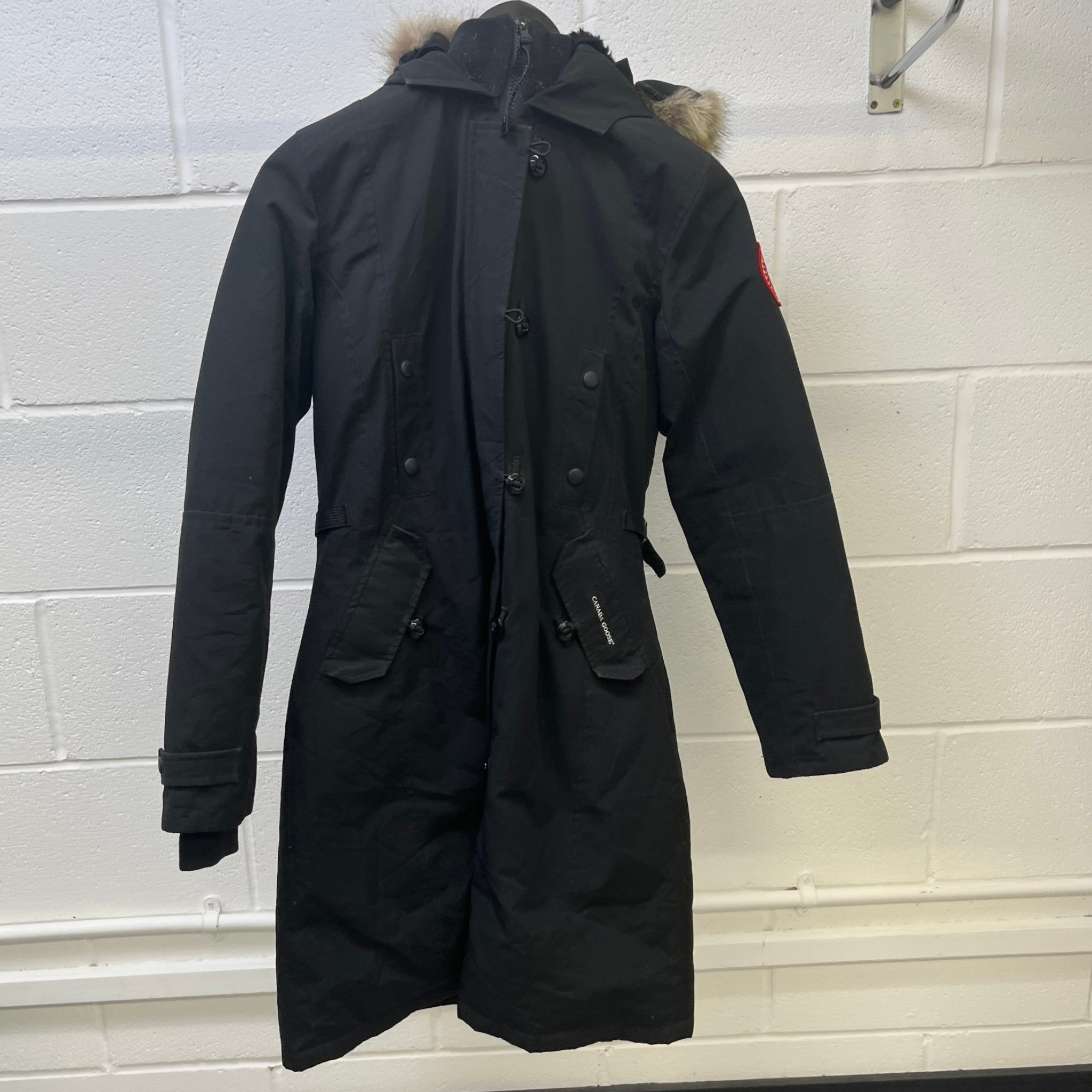 Women's Kensington Parka Down Jacket Black Size XS