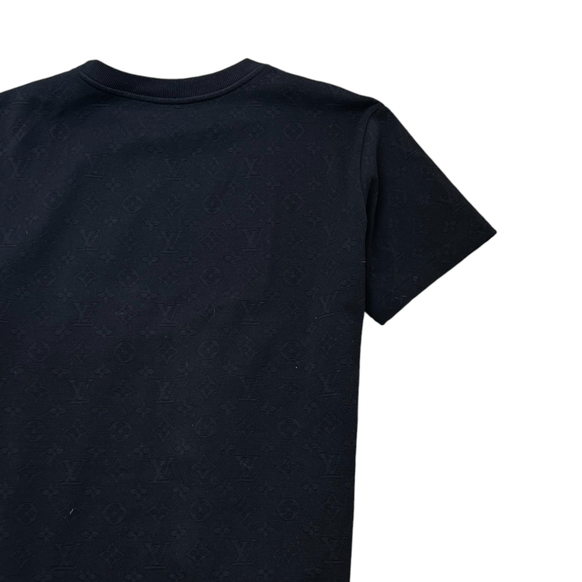 Men's Monogram 3D Pocket T-Shirt Black Size S