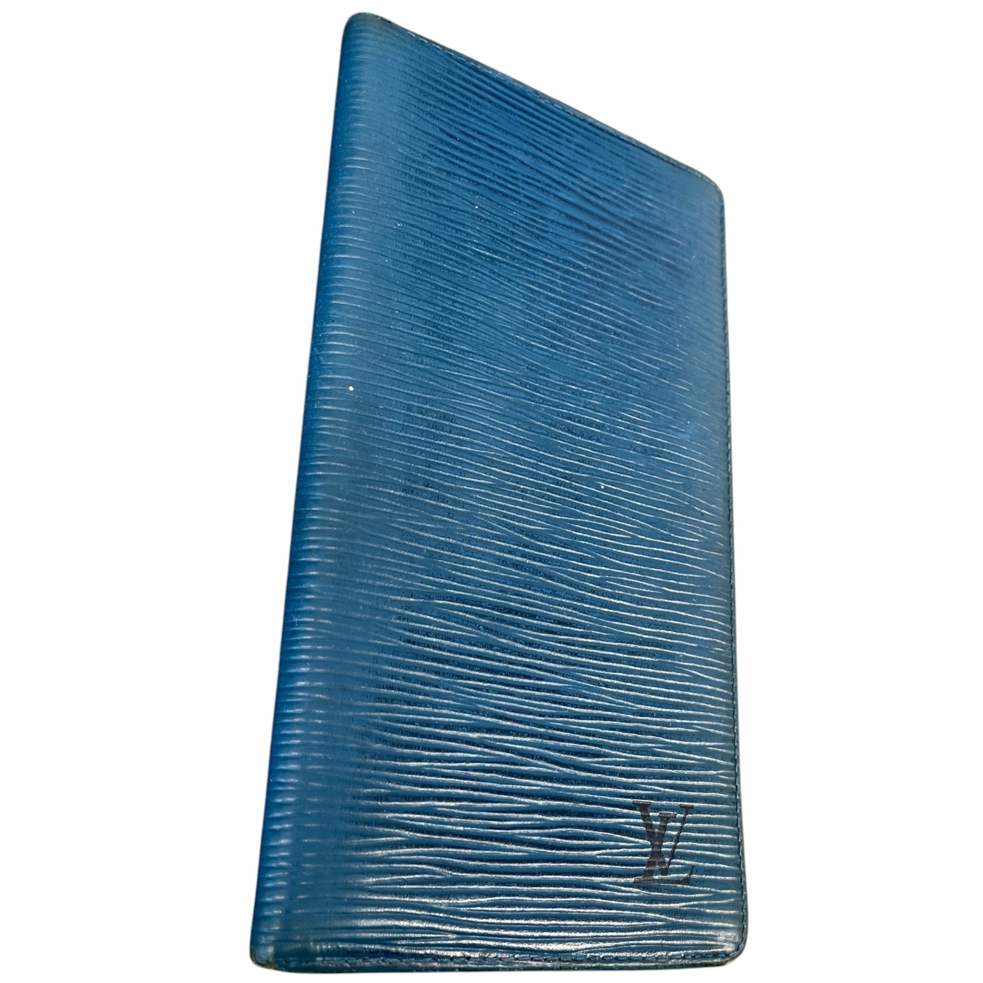Men's Epi Pocket Agenda Wallet Blue