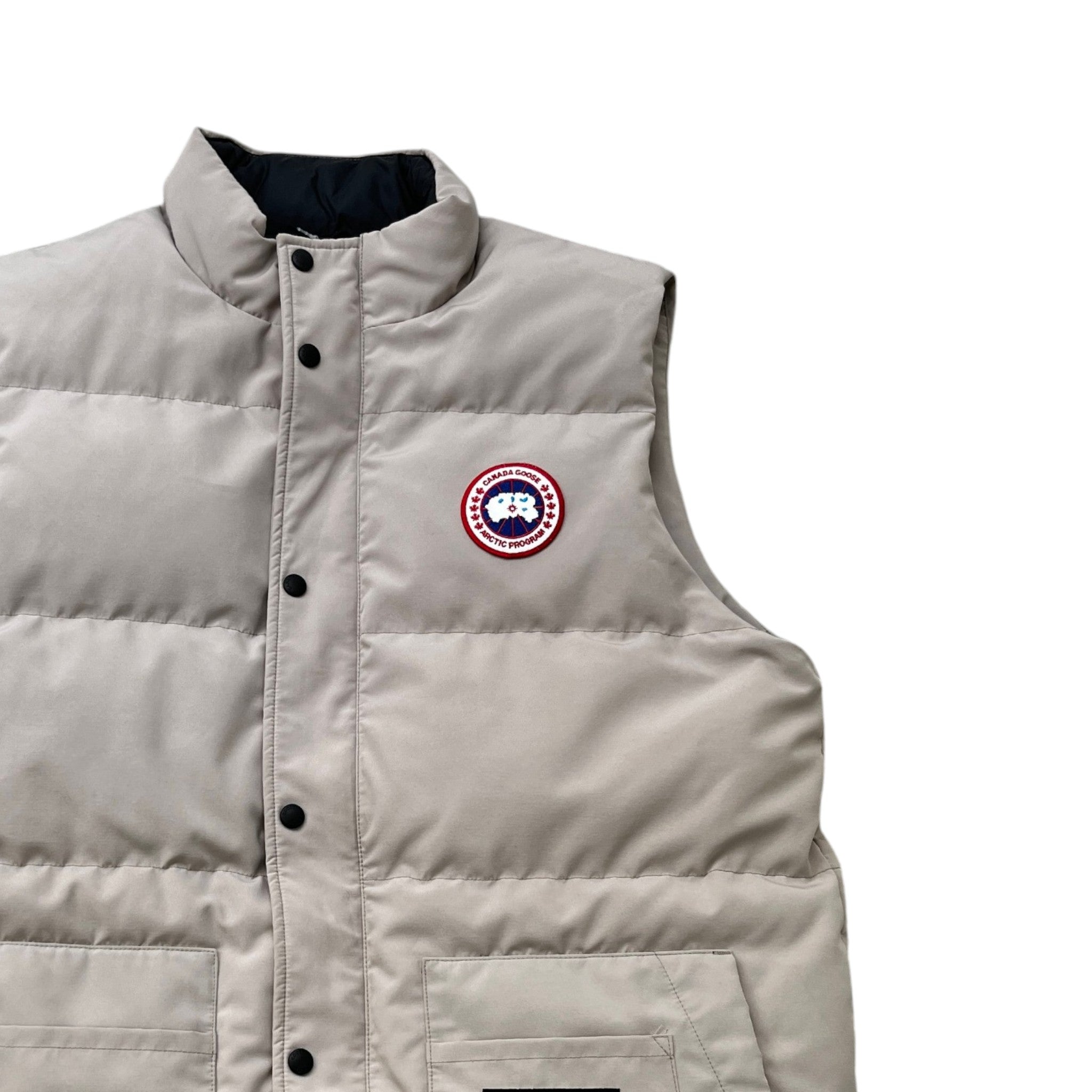 Men's Freestyle Gilet Beige Size XL