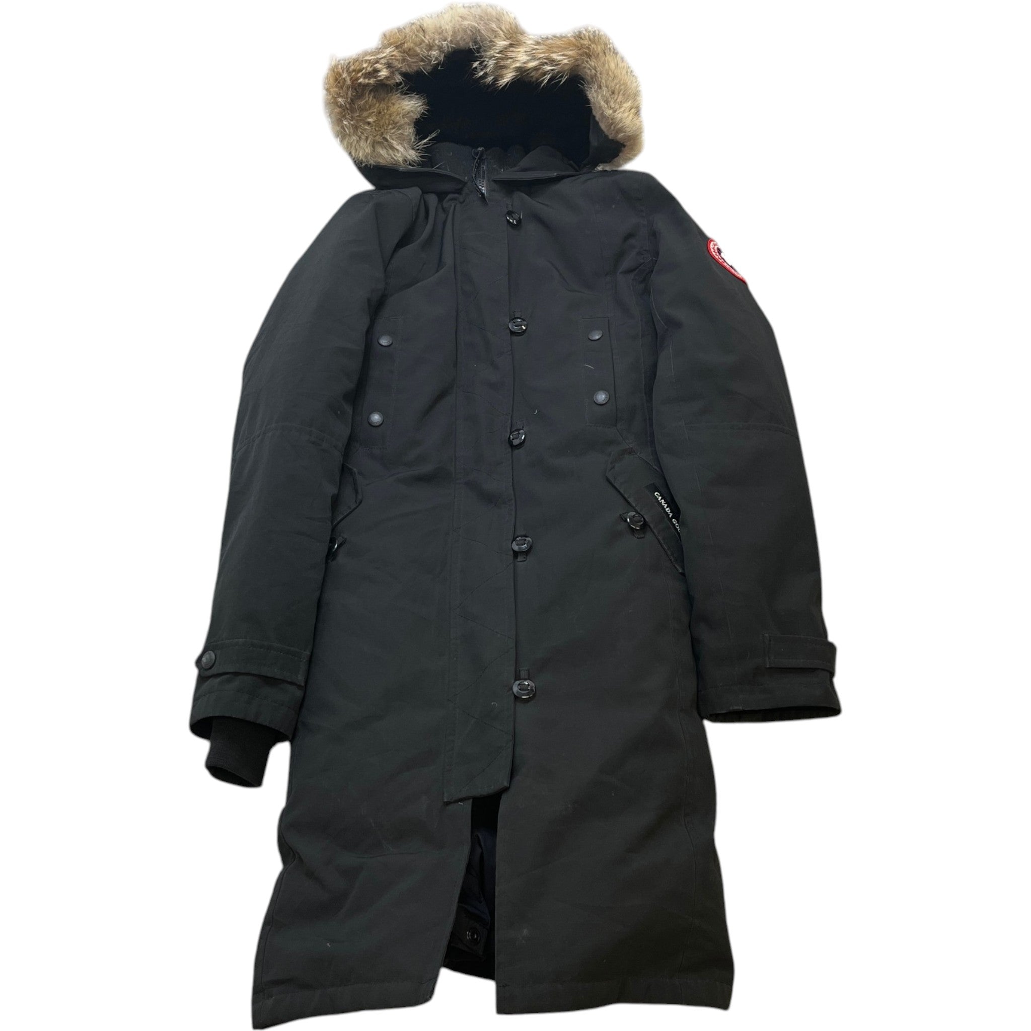 Women's Kensington Parka Down Jacket Black Size XS